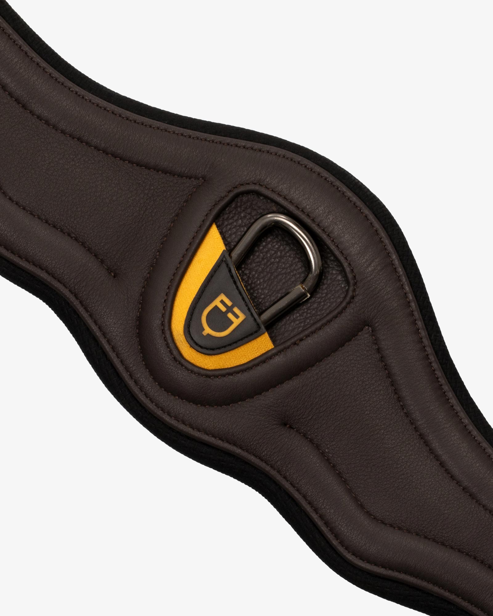 Intrepid International Sottopancia Per Cavallo In Neoprene Con Rivestimento PVC – Morbido, Elastico, Marrone