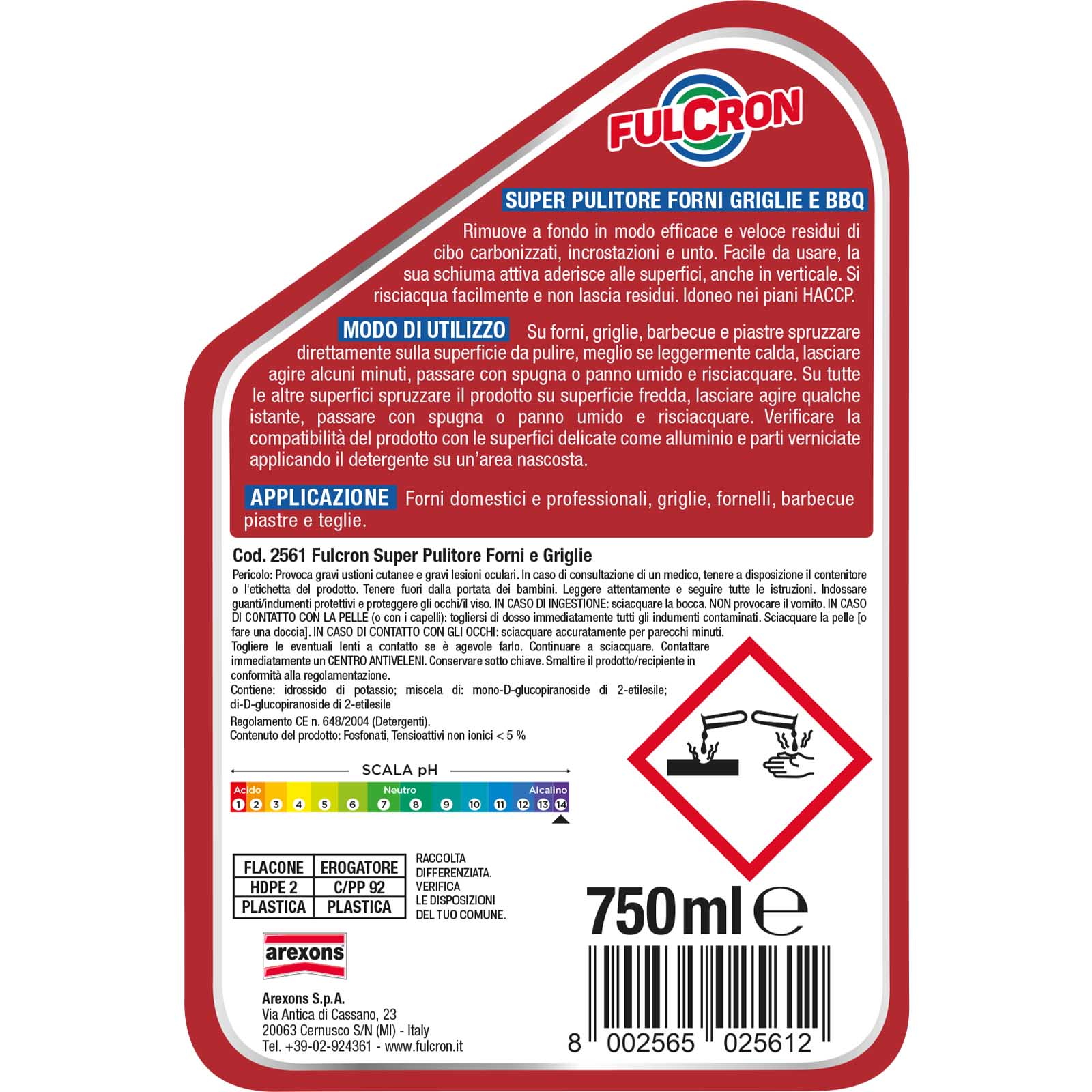 Detergente naturale per BBQ, griglie, forni - Clementi