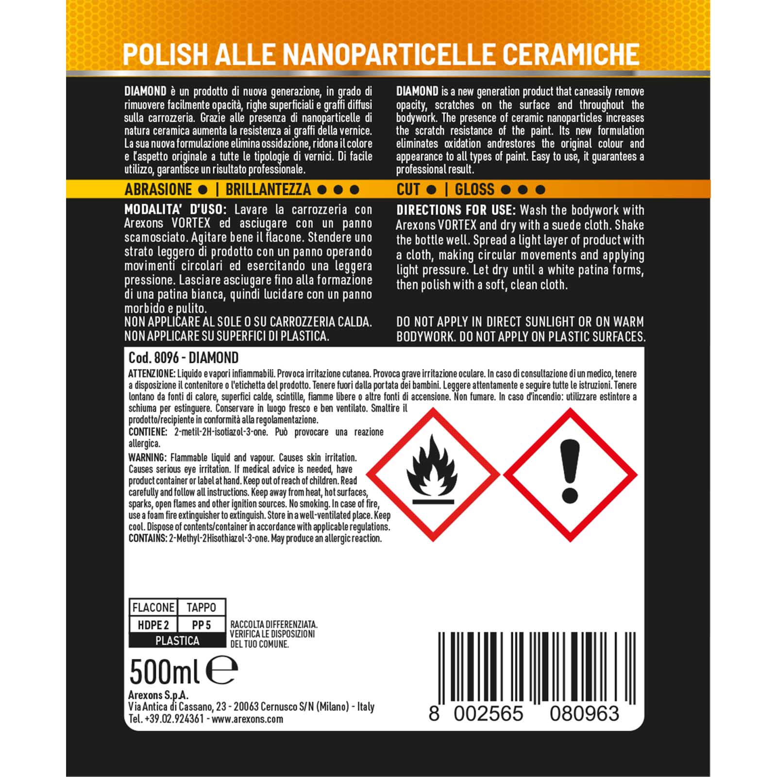 Cartec Diamond Cut 3000 1 kg - Extreme Heavy Cut Compound/Polish per tutti i tipi di vernice