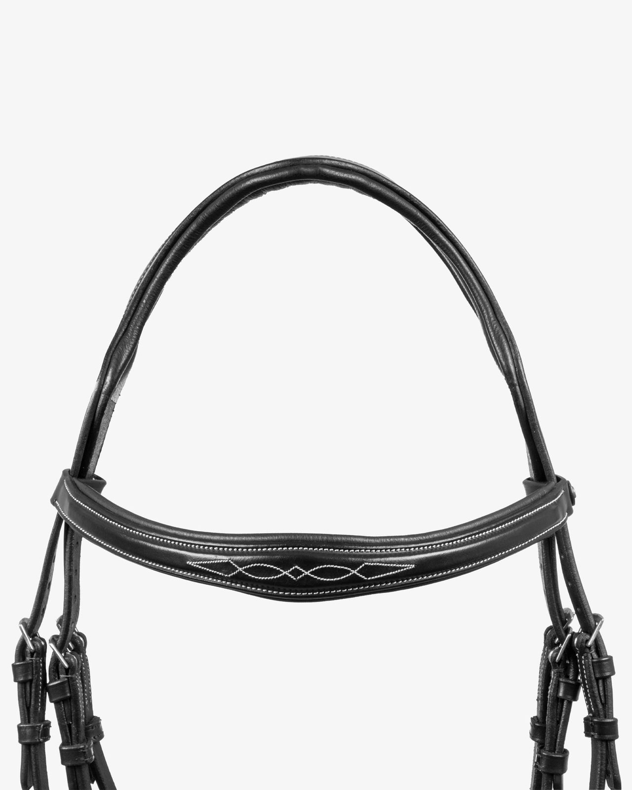 Bridle in soft stitched leather