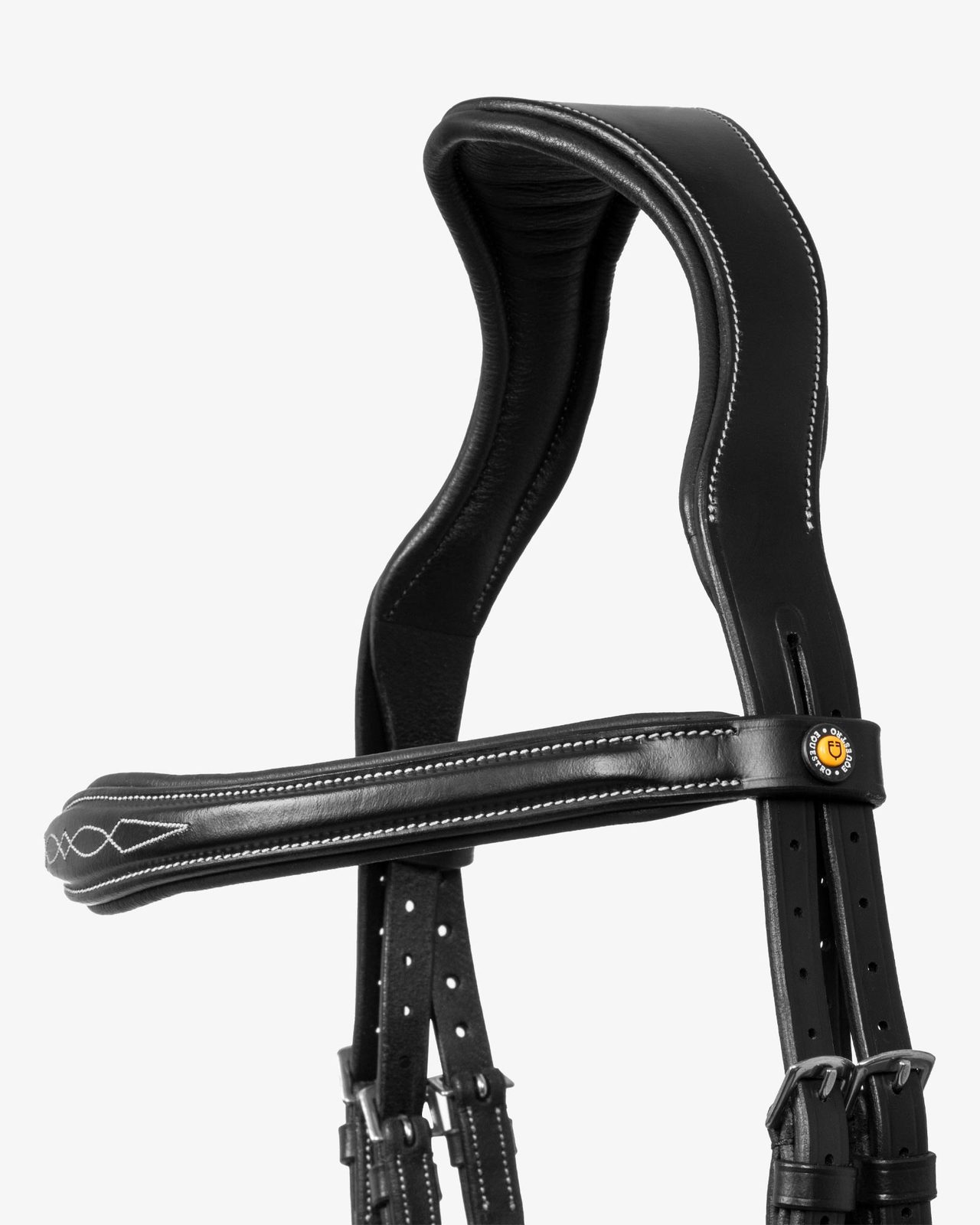 Bridle in soft stitched leather