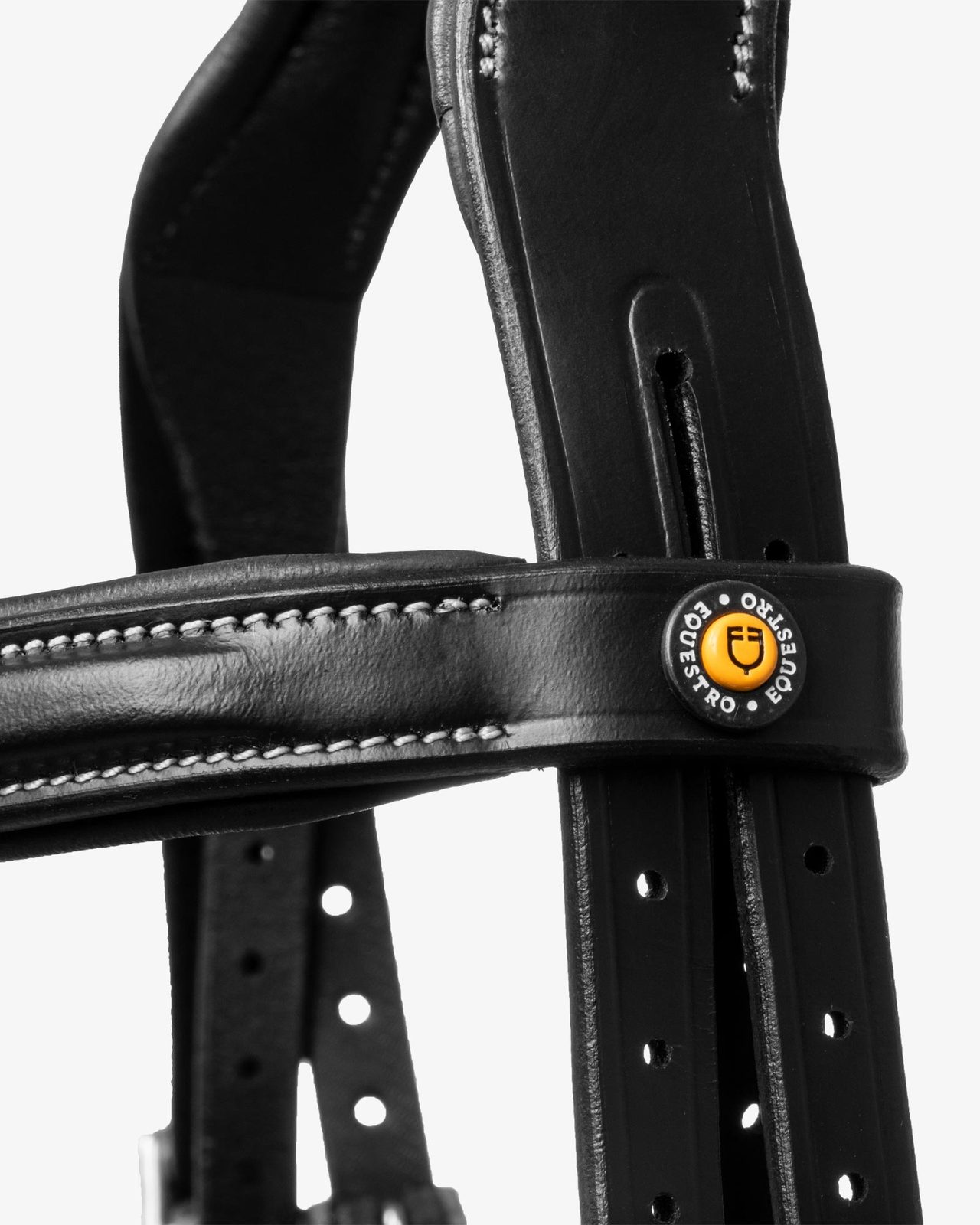 Bridle in soft stitched leather