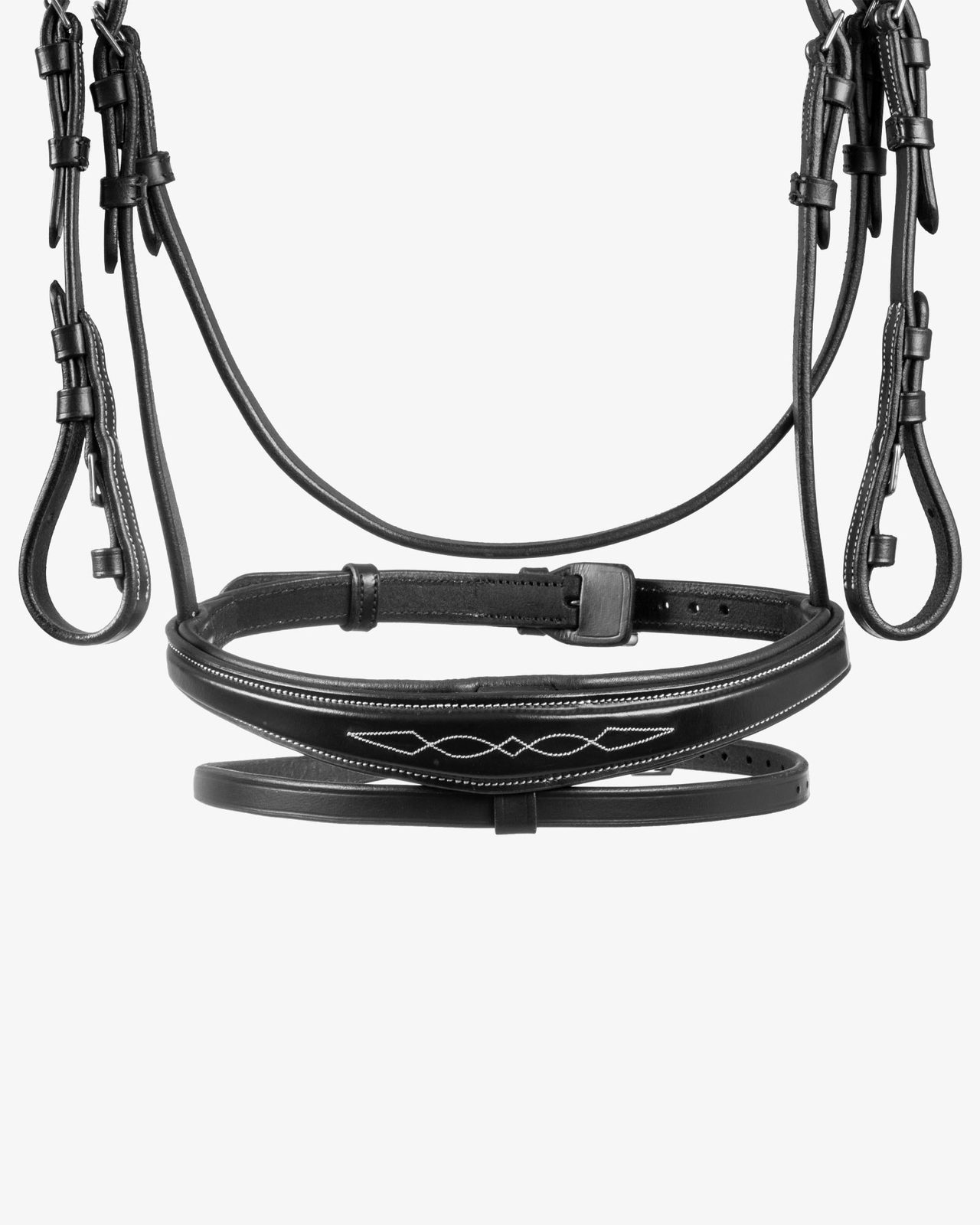 Bridle in soft stitched leather