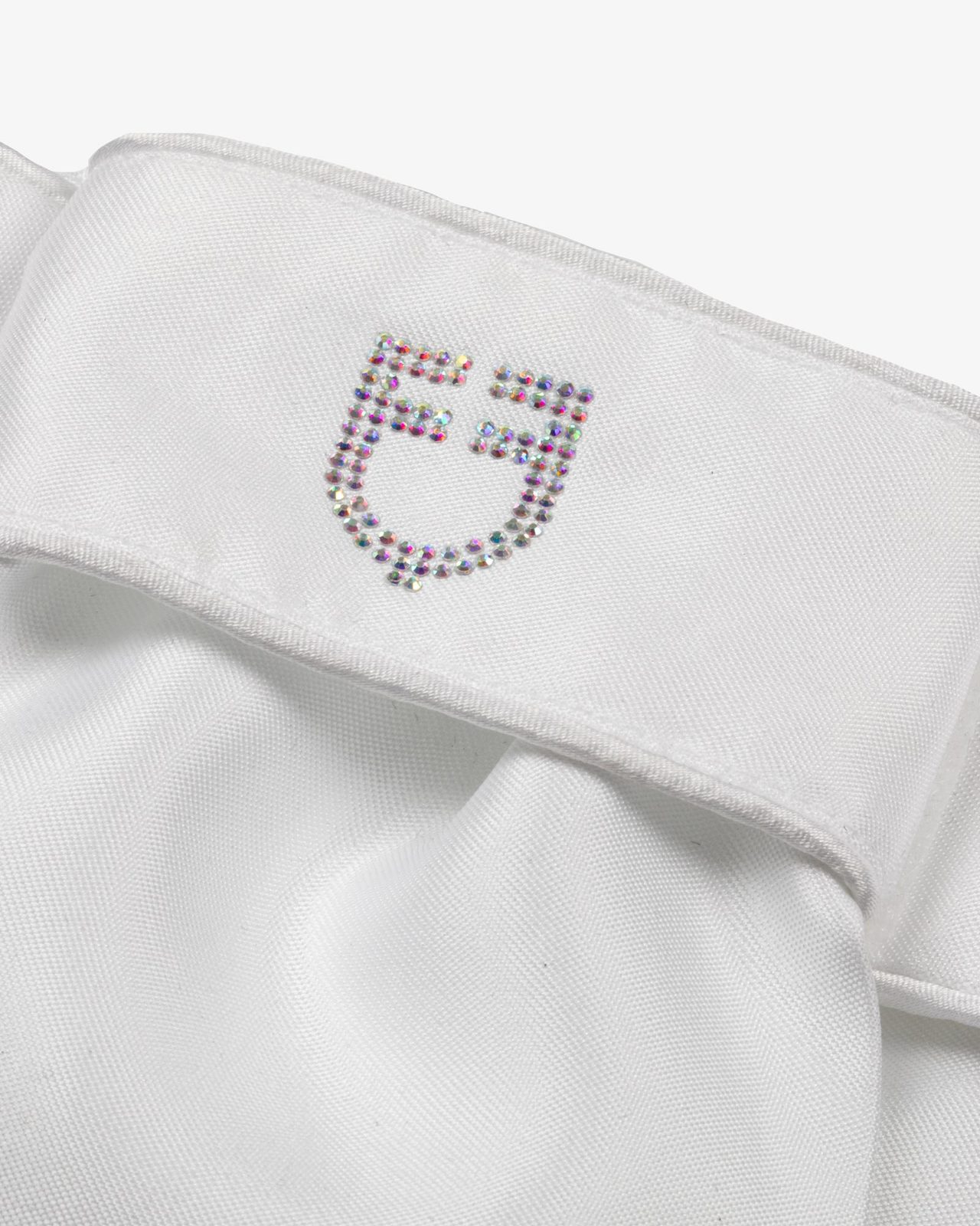 Dressage plastron rhinestone logo