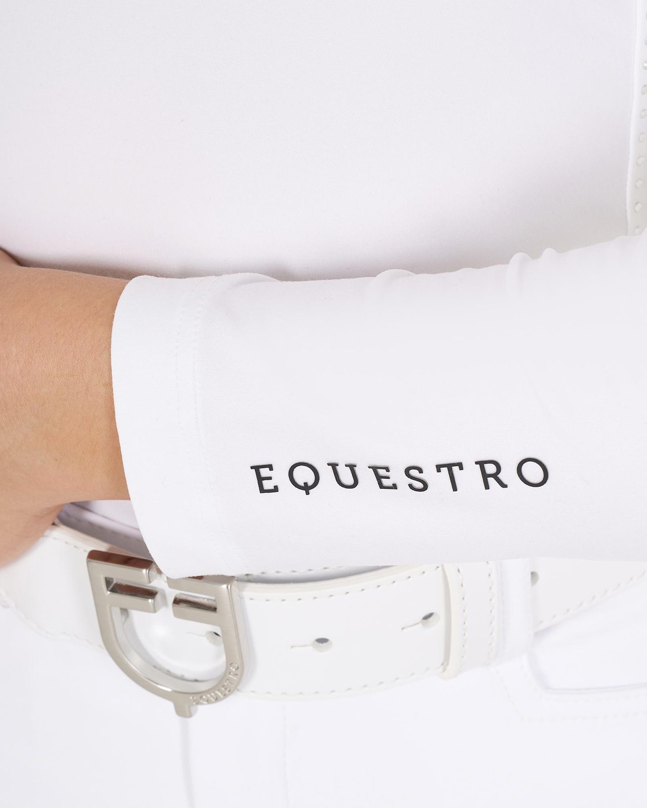 Polo bambina slim fit concorso con strass