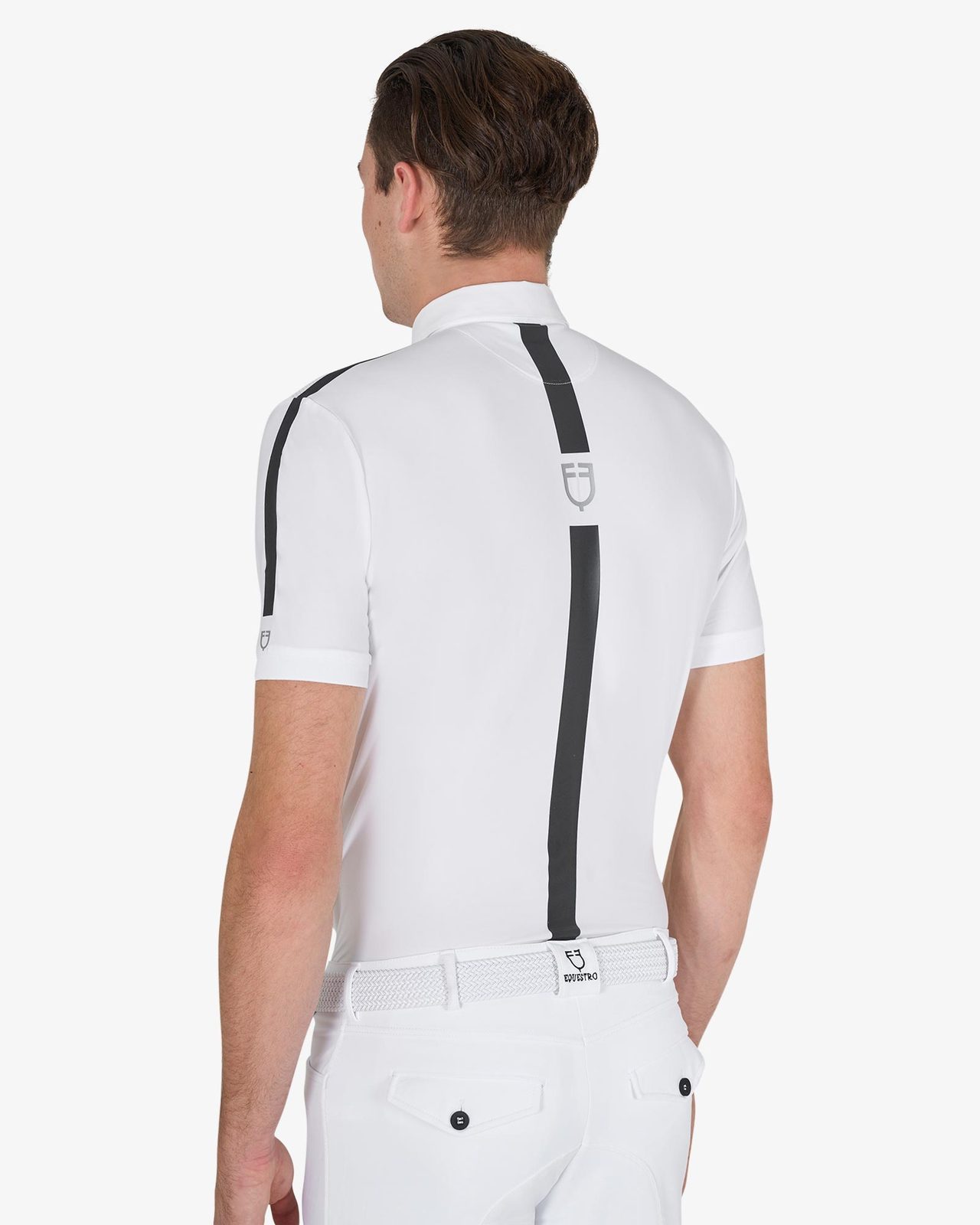 Polo uomo da concorso slim fit mezza manica