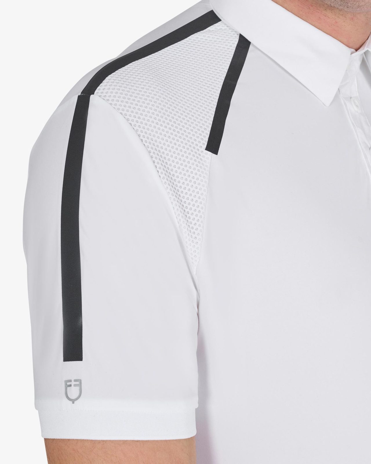 Polo uomo da concorso slim fit mezza manica