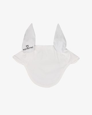 Cotton pony fly veil with elasticated ears