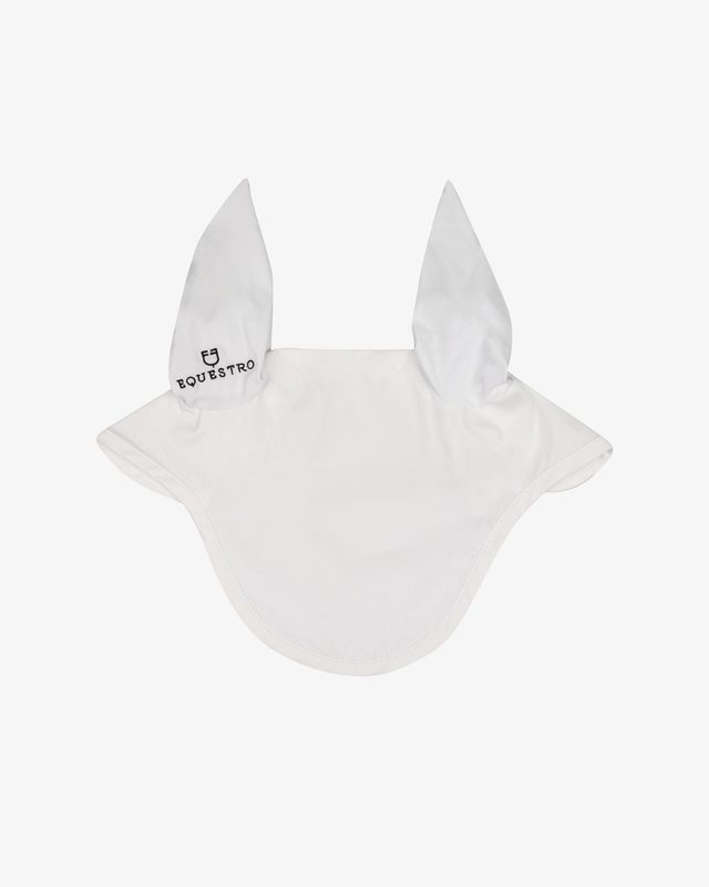 Cotton pony fly veil with elasticated ears