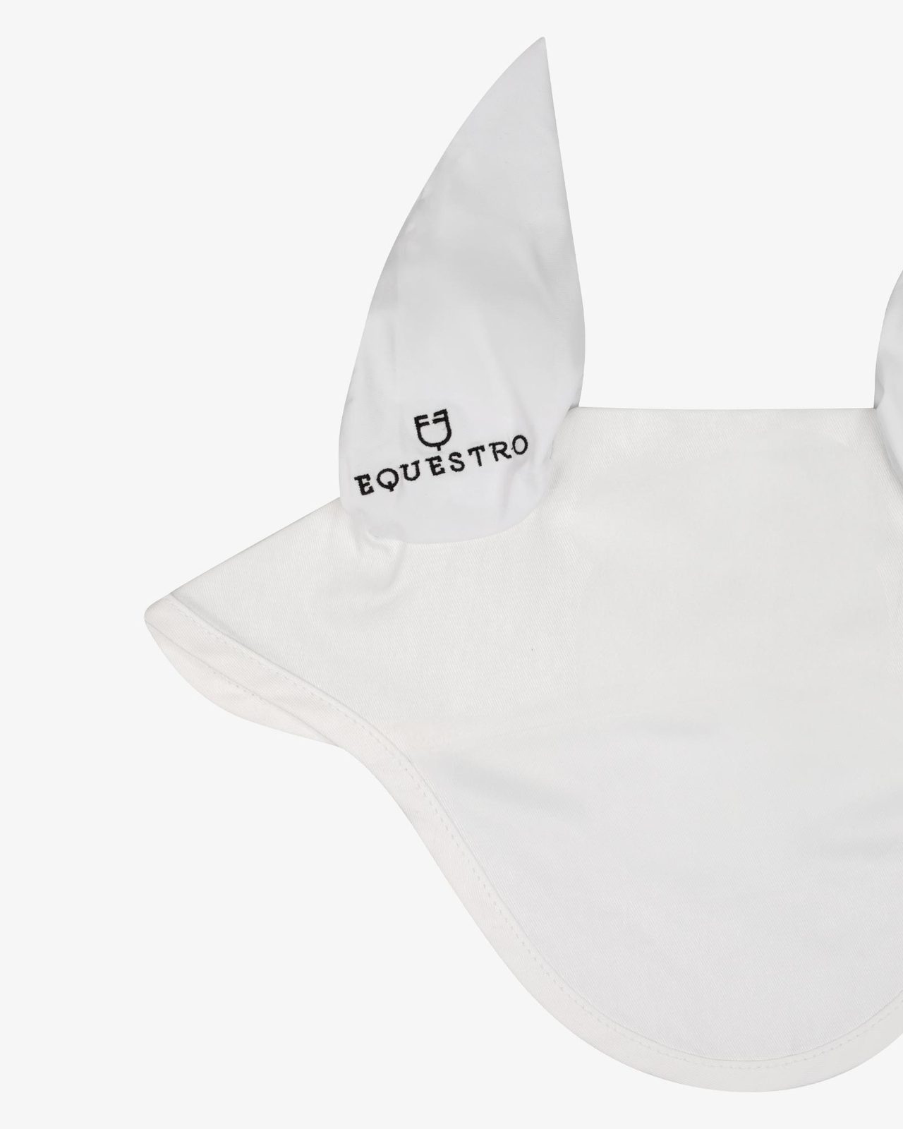 Cotton pony fly veil with elasticated ears