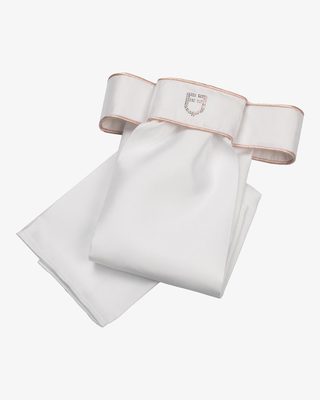 Plastron dressage logo strass