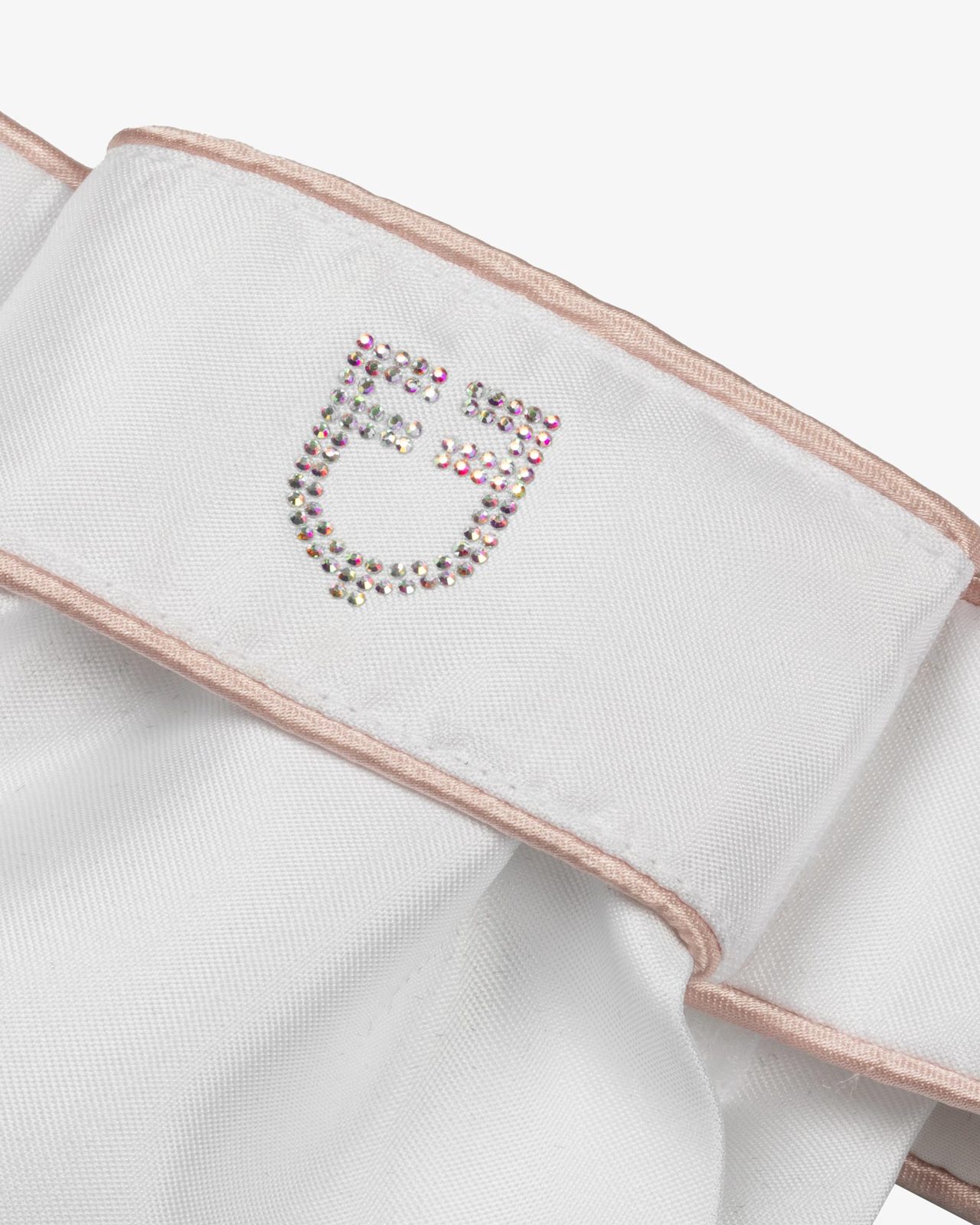 Plastron dressage logo strass