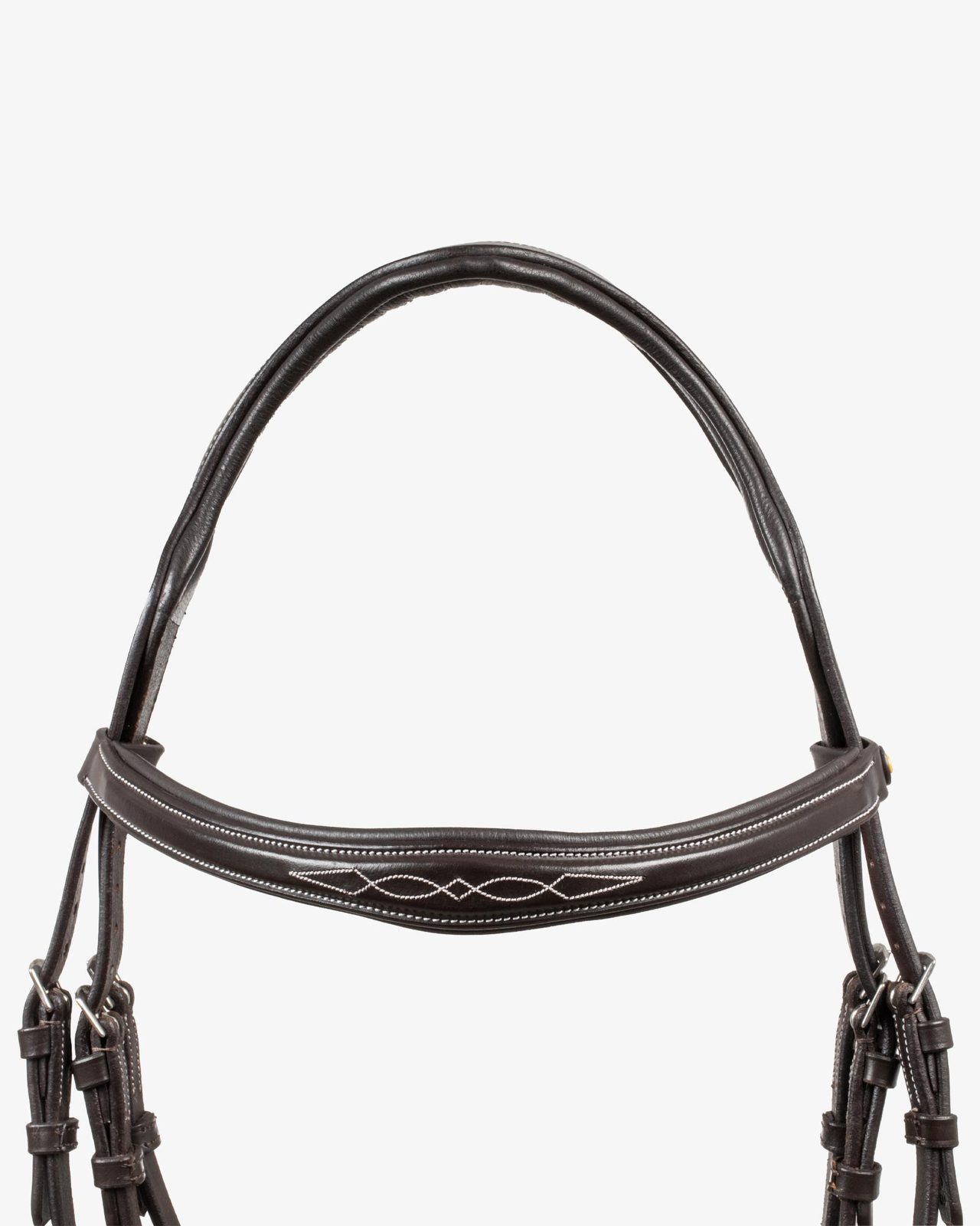 Bridle in soft stitched leather