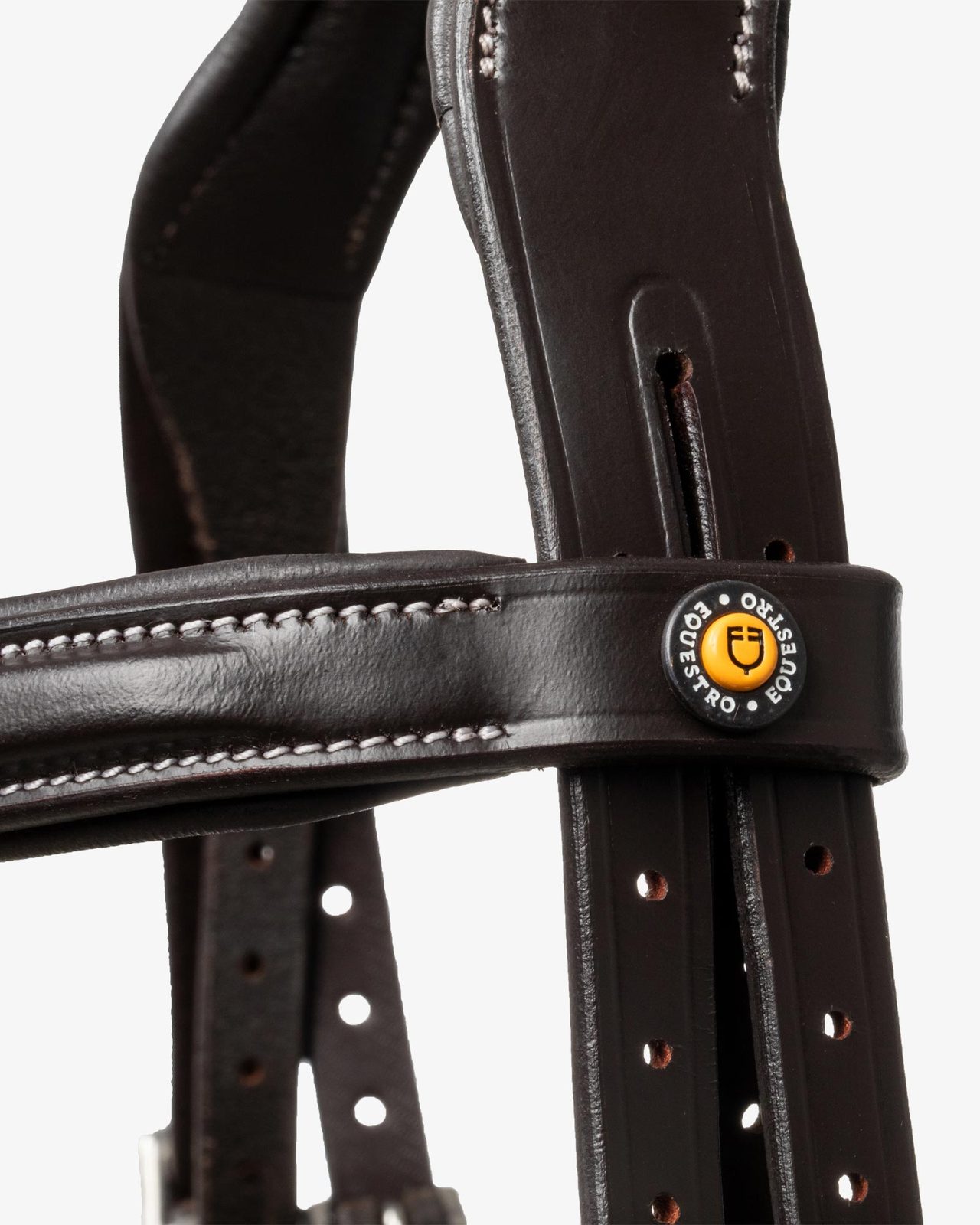 Bridle in soft stitched leather