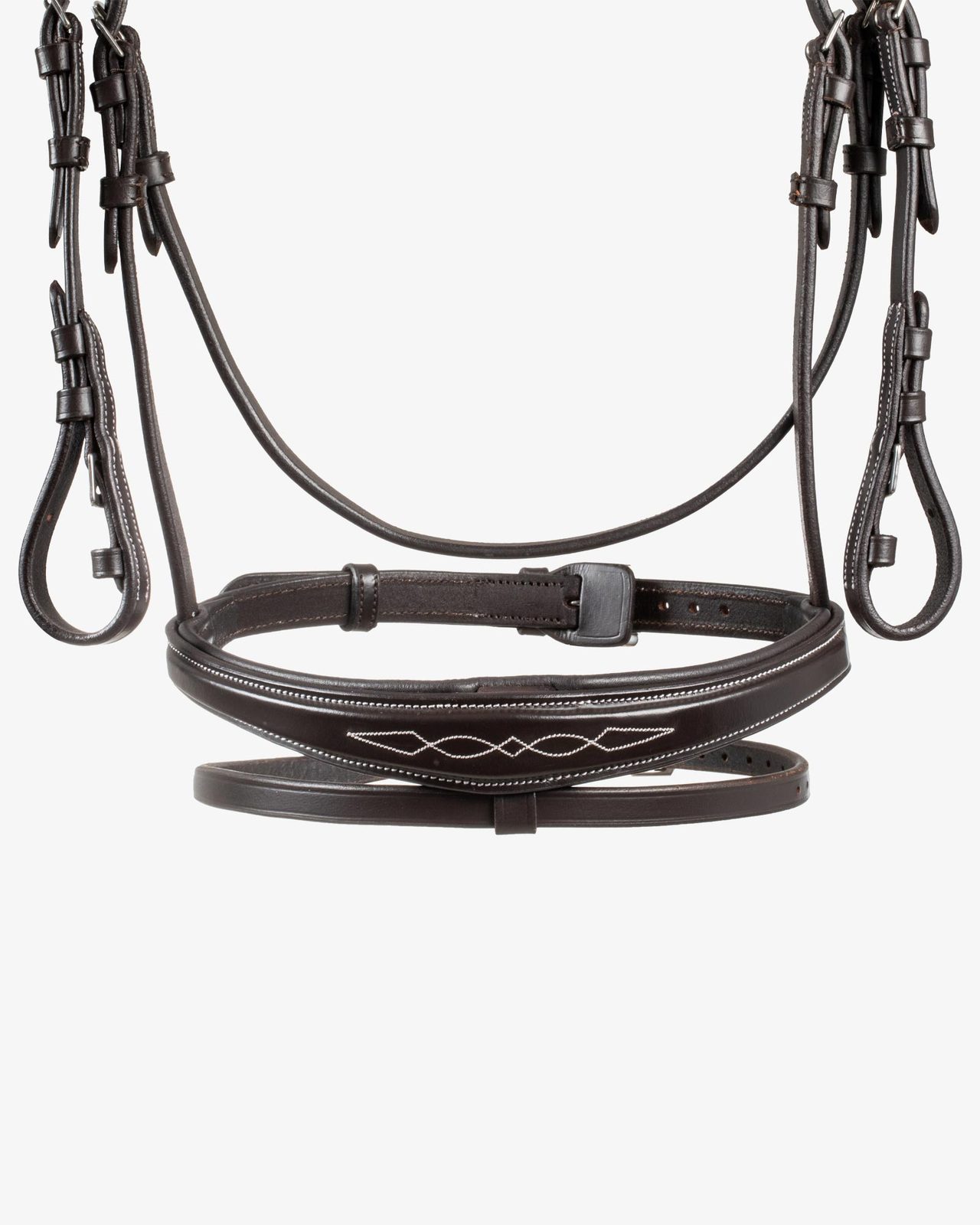 Bridle in soft stitched leather
