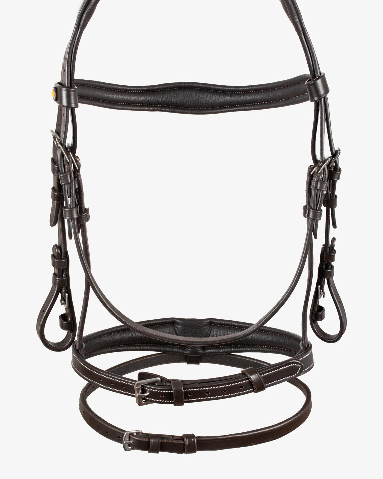Bridle in soft stitched leather