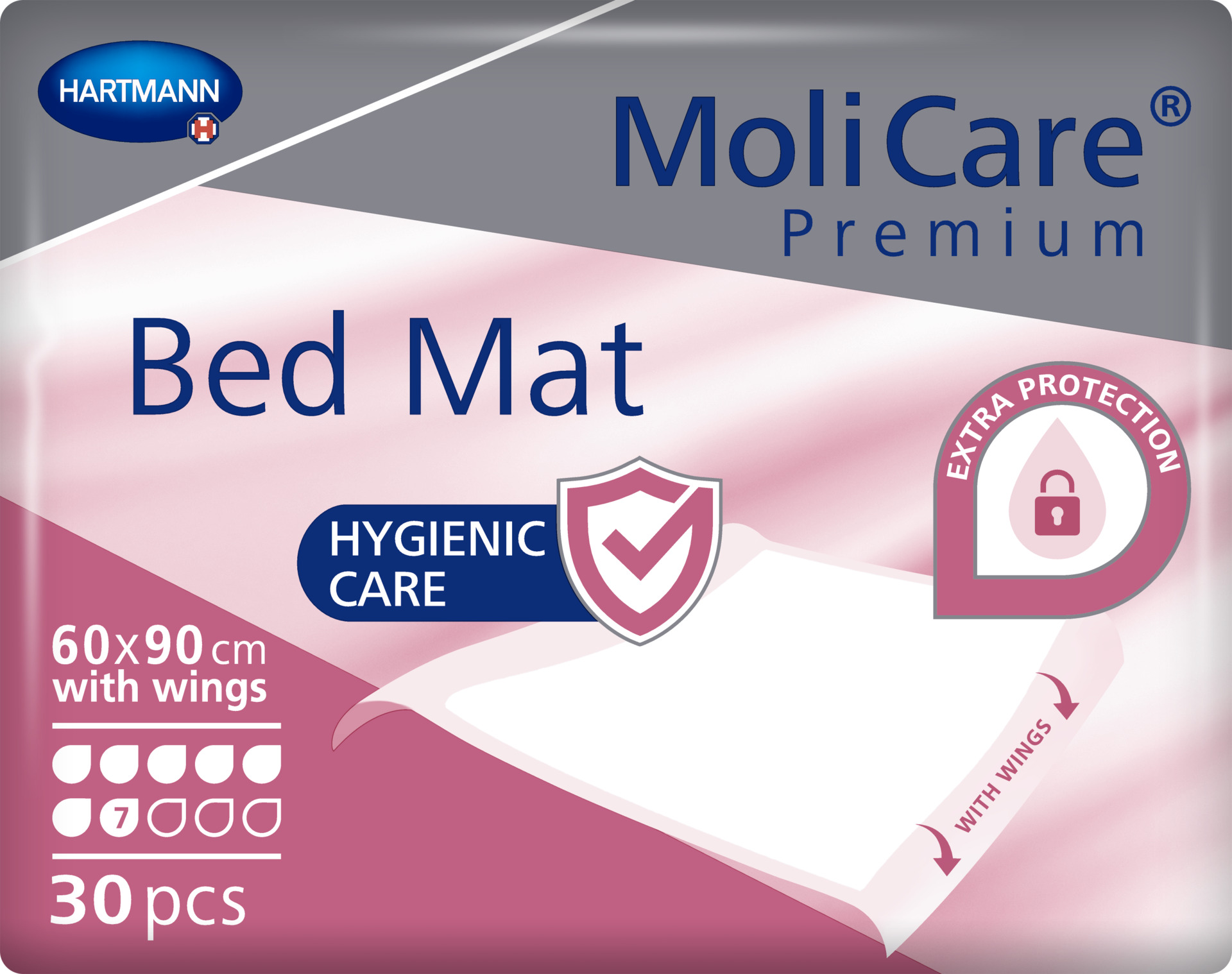 MoliCare Bed Mat 7gocce con ali
