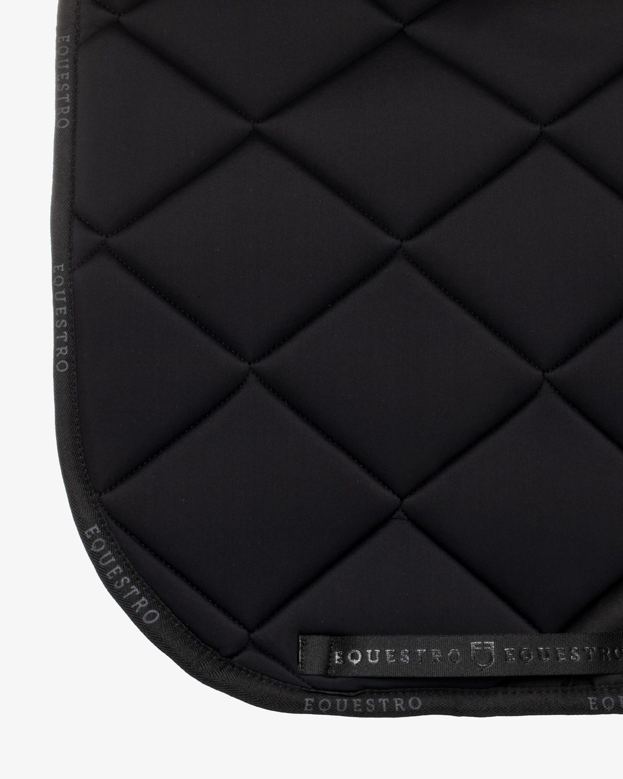 Dressage saddle pad rhinestone logo