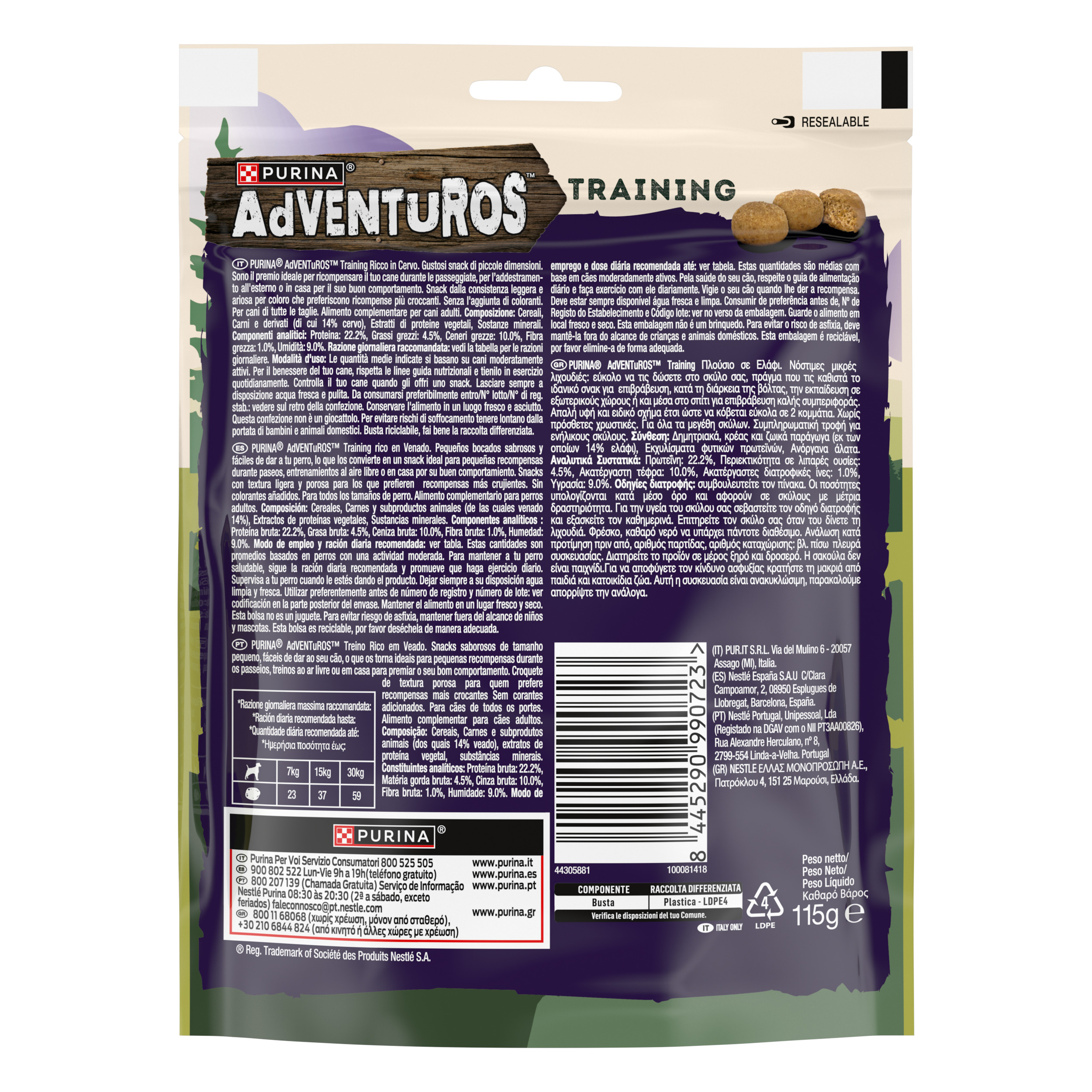 Adventuros Training Cervo 115g
