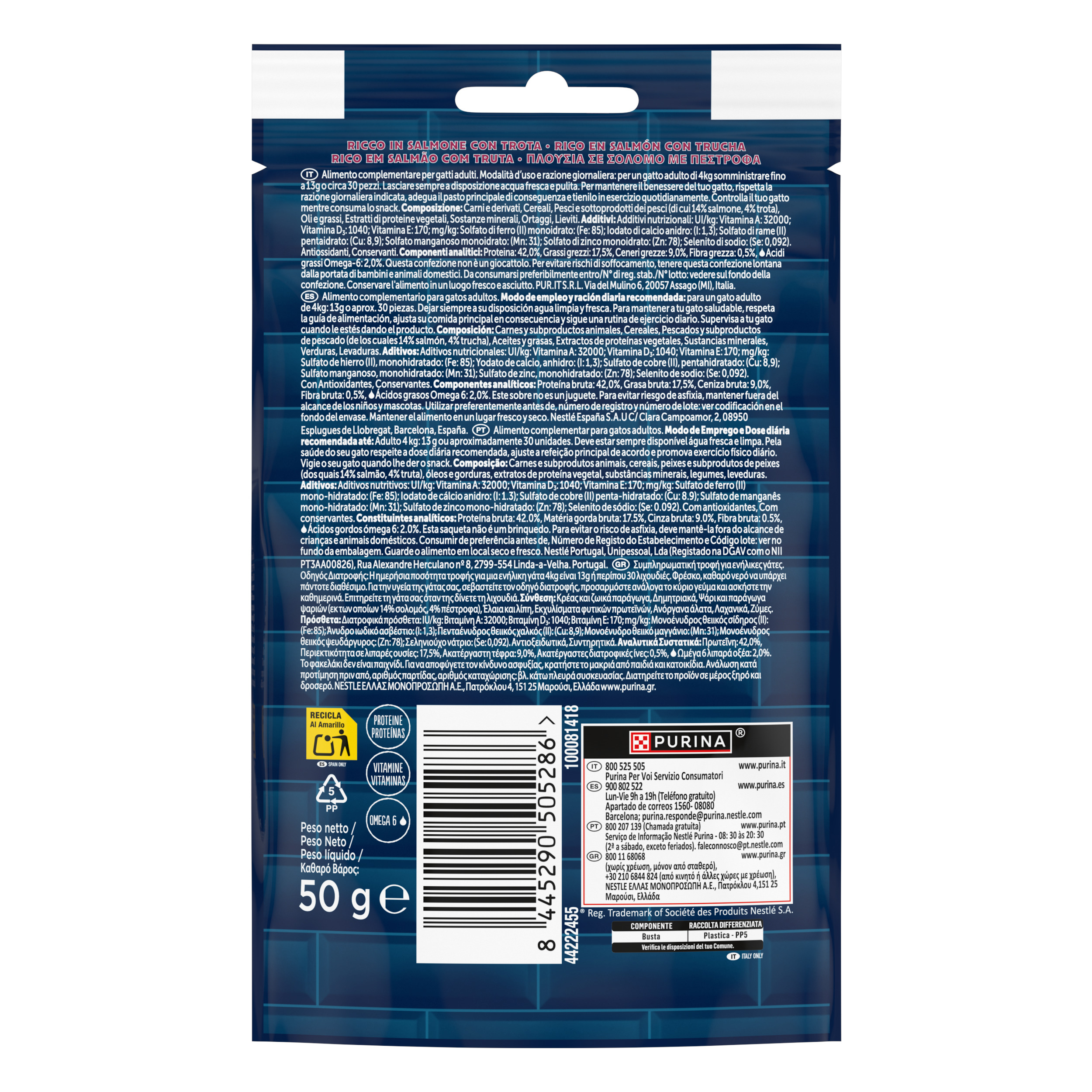 FELIX TASTY NUGGETS 50g Salmone e Trota

