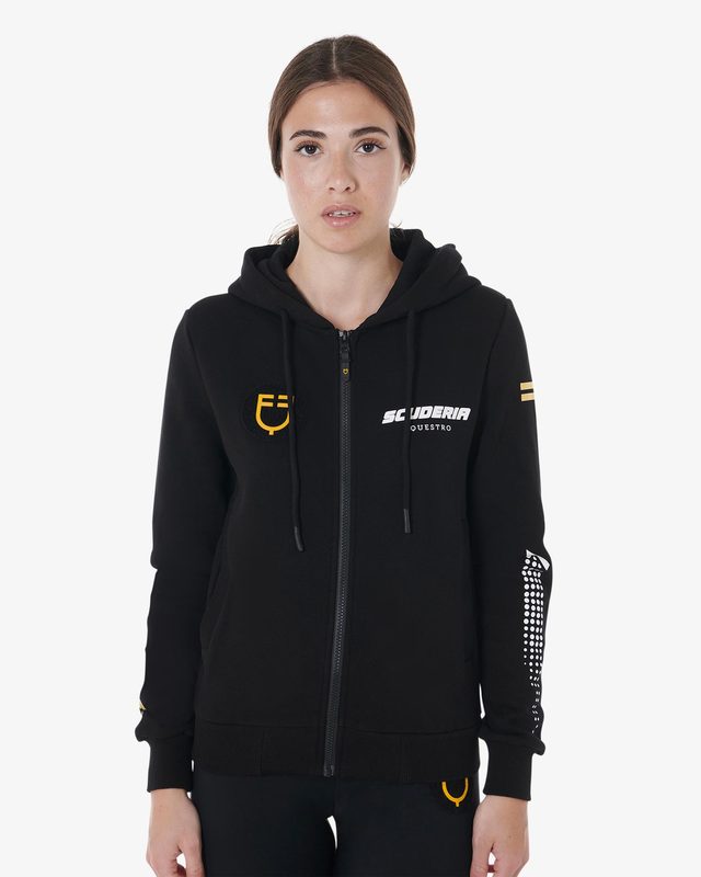 Scuderia Equestro women's hooded sweatshirt French terry