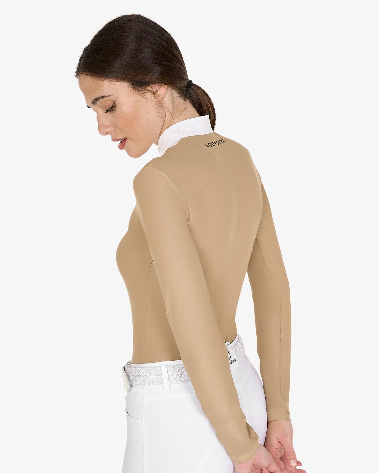 Polo donna slim fit da concorso con bottoni