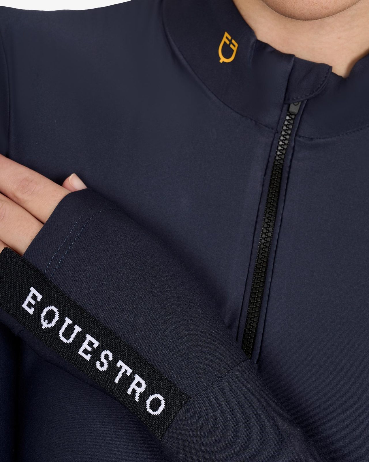 Polo tecnica donna da allenamento manica lunga