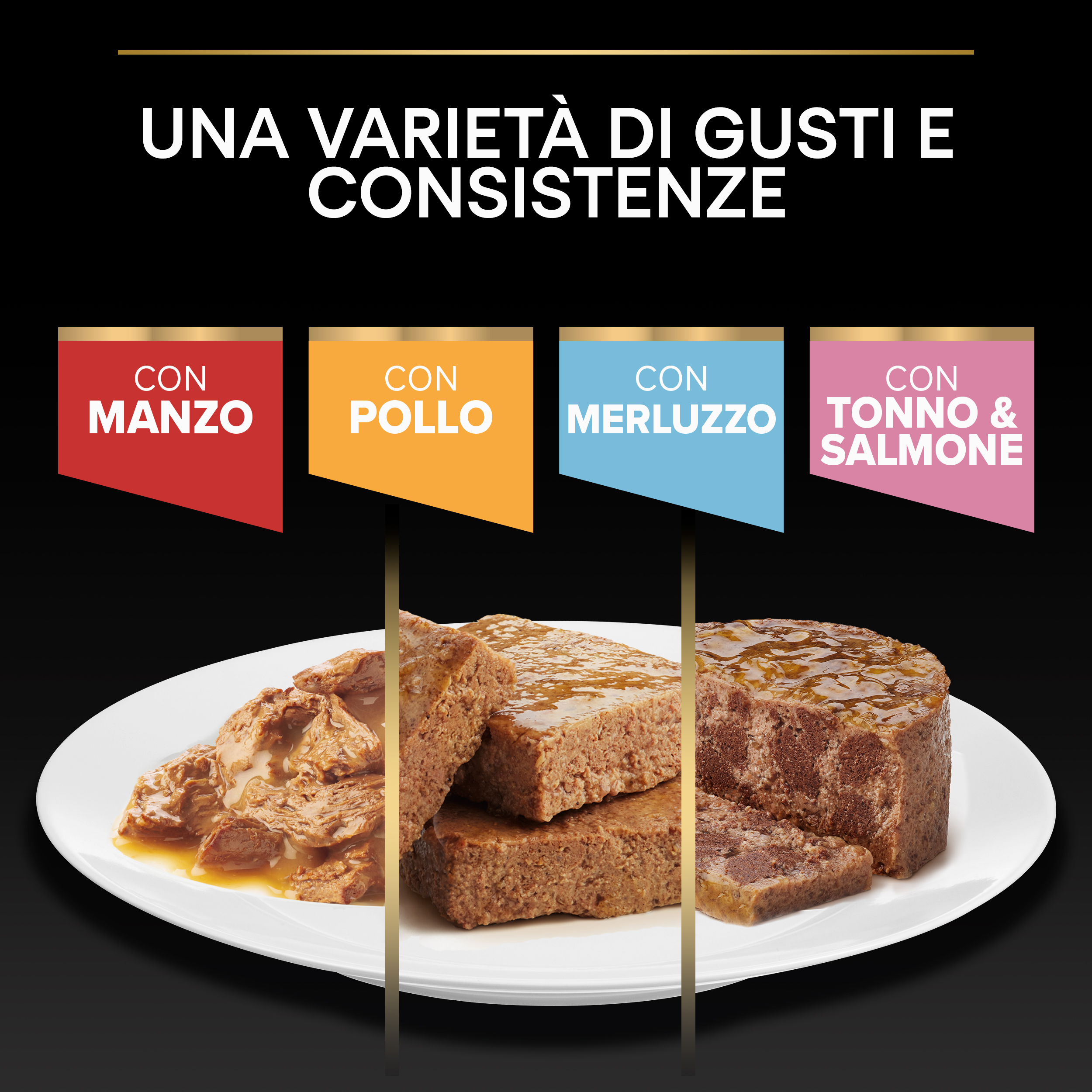 PURINA PRO PLAN WET CAT STERILISED teneri pezzetti in gelatina con Tacchino