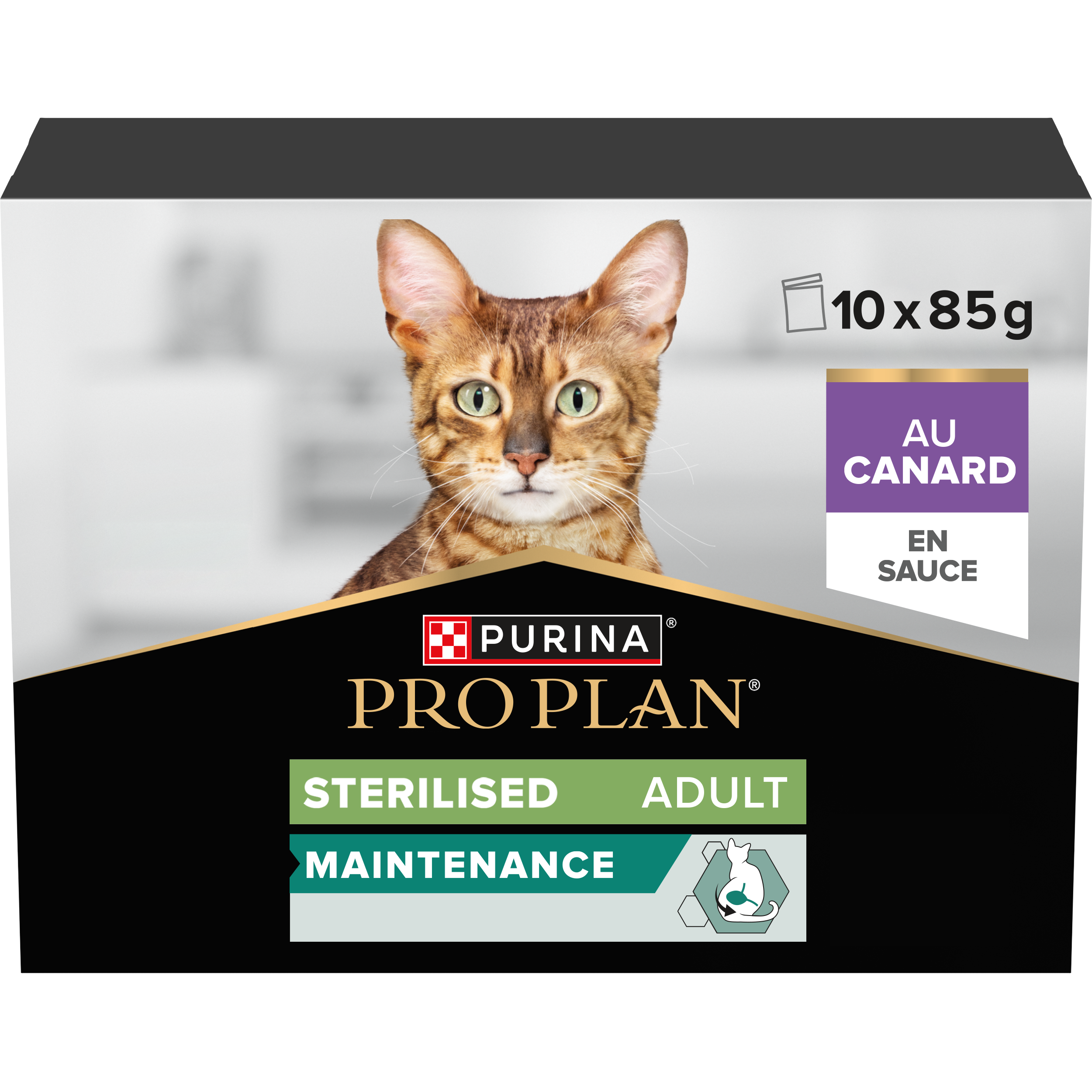 PURINA PRO PLAN WET CAT STERILISED in salsa con Anatra