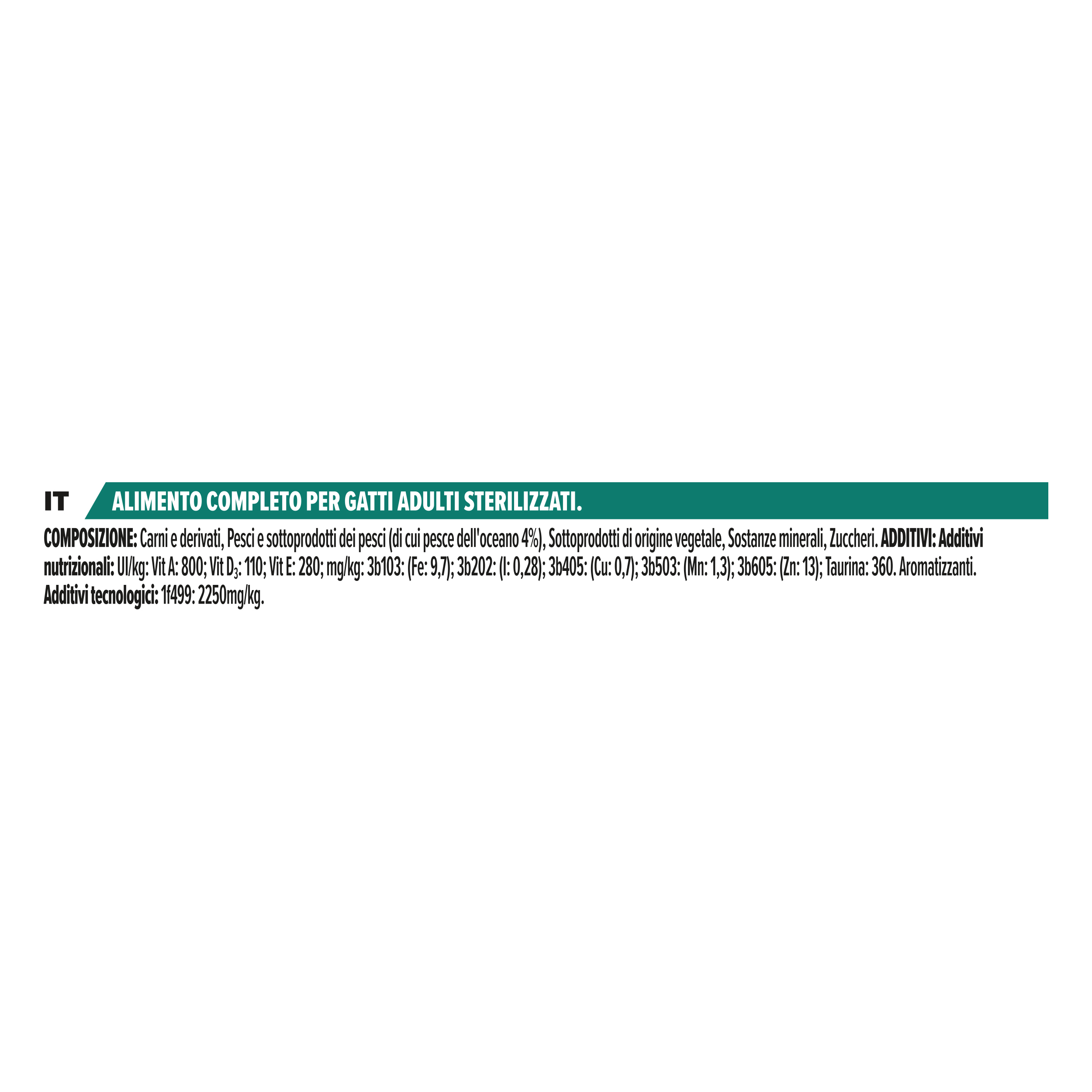 PURINA PRO PLAN WET CAT STERILISED in gelatina con Pesce dell'Oceano
