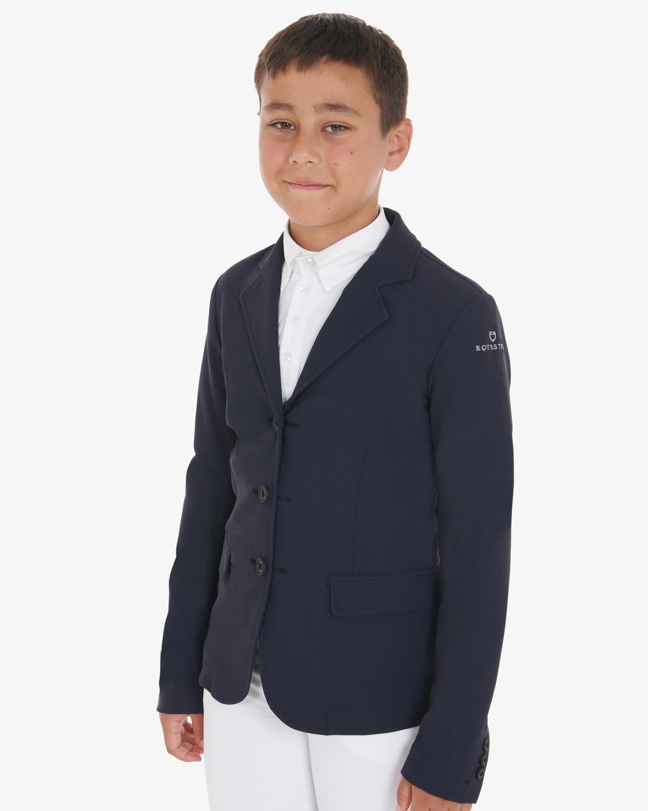 Kids' competition jacket with three buttons