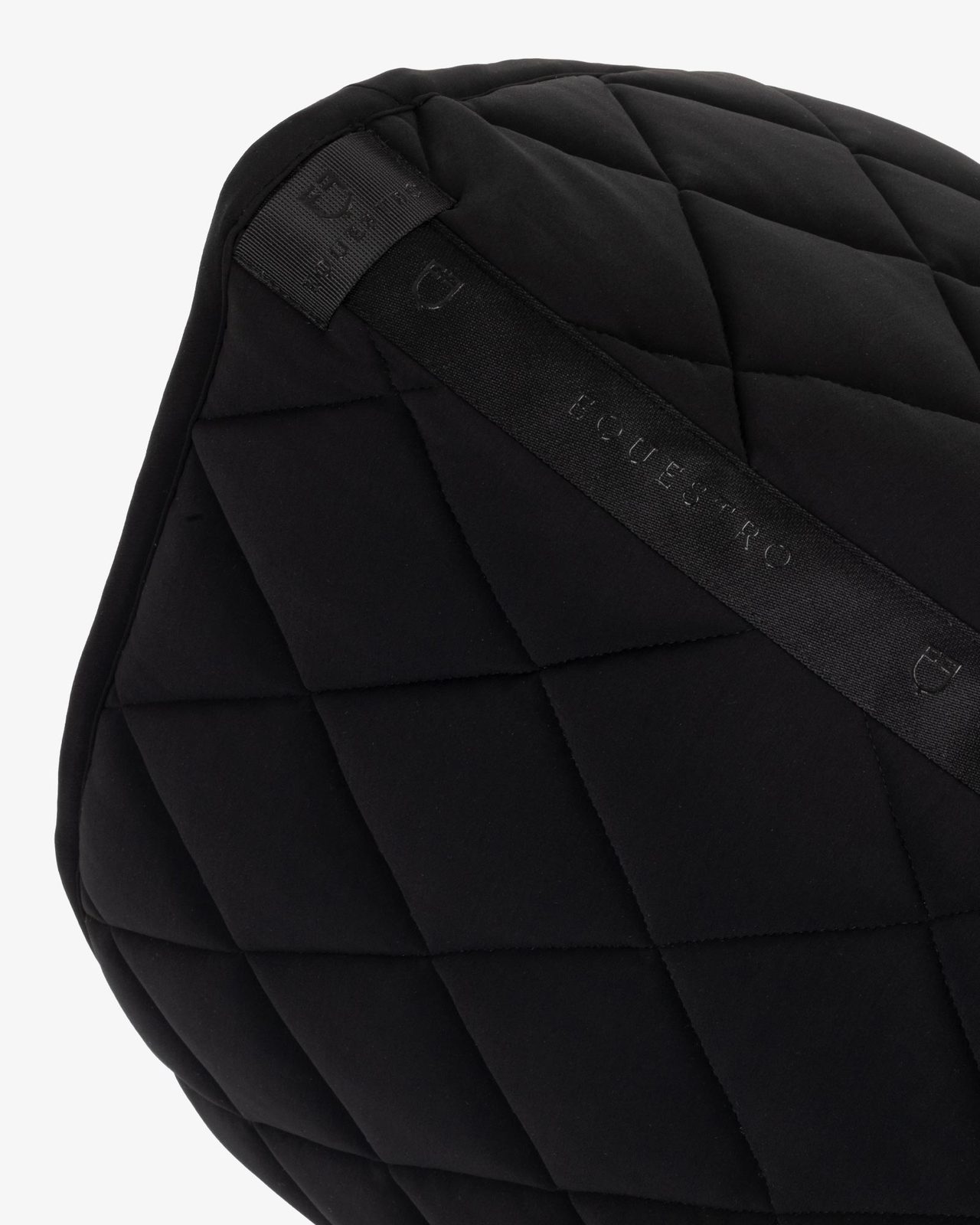 Dressage saddle pad with rhinestone logo
