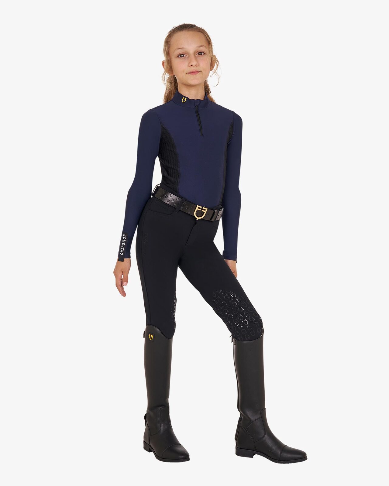 Base layer bambina a manica lunga da allenamento