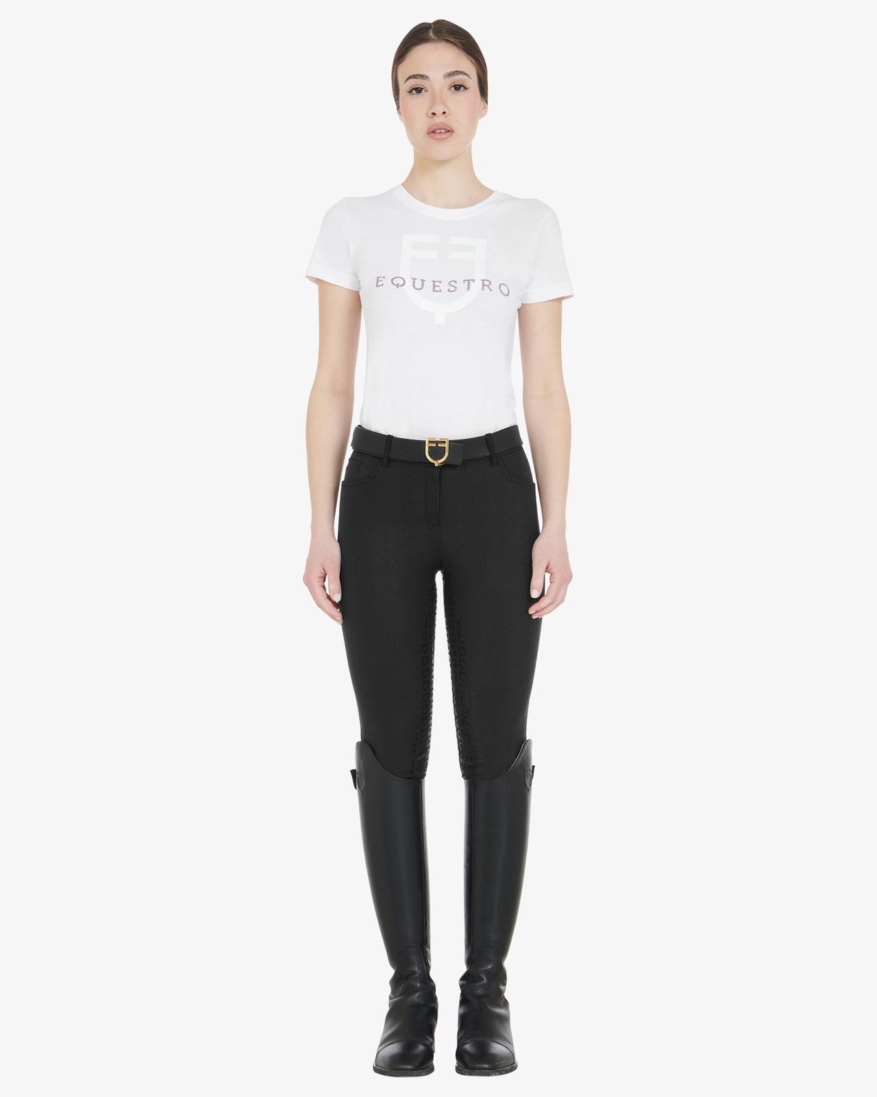 Pantaloni donna full grip a vita alta foderati