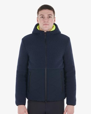 Men's waterproof jacket with Teddy inserts