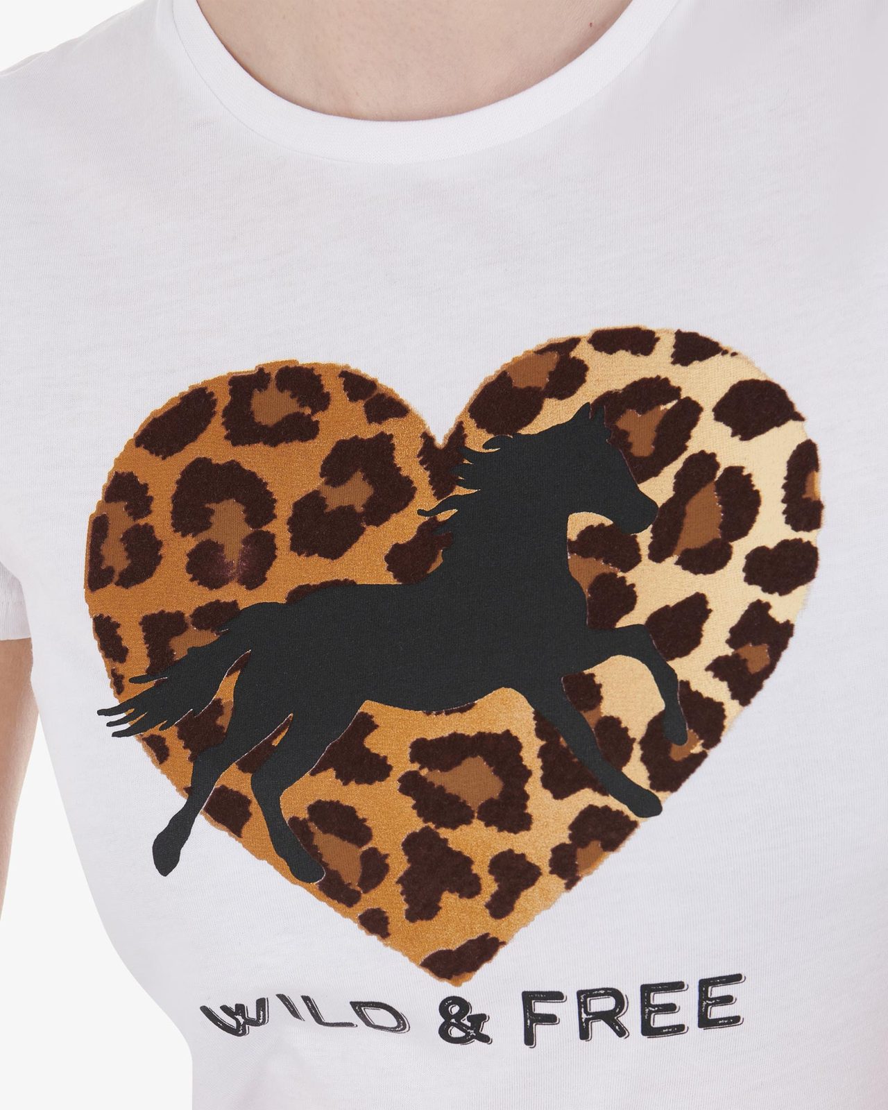 T-shirt da donna in cotone Wild & Free