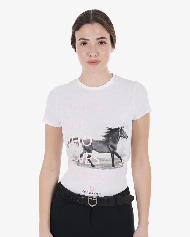 Women's Horse Lover cotton T-shirt