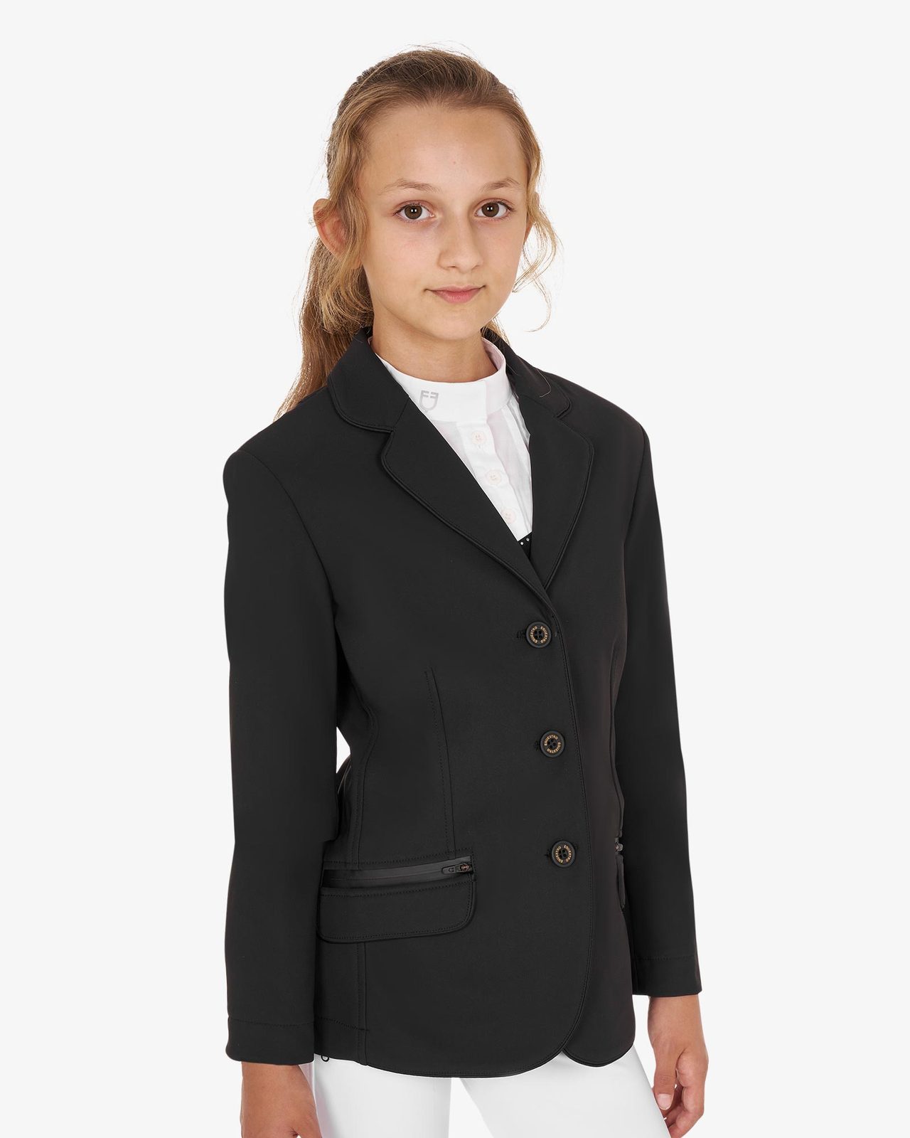 Girls' competition jacket in technical fabric