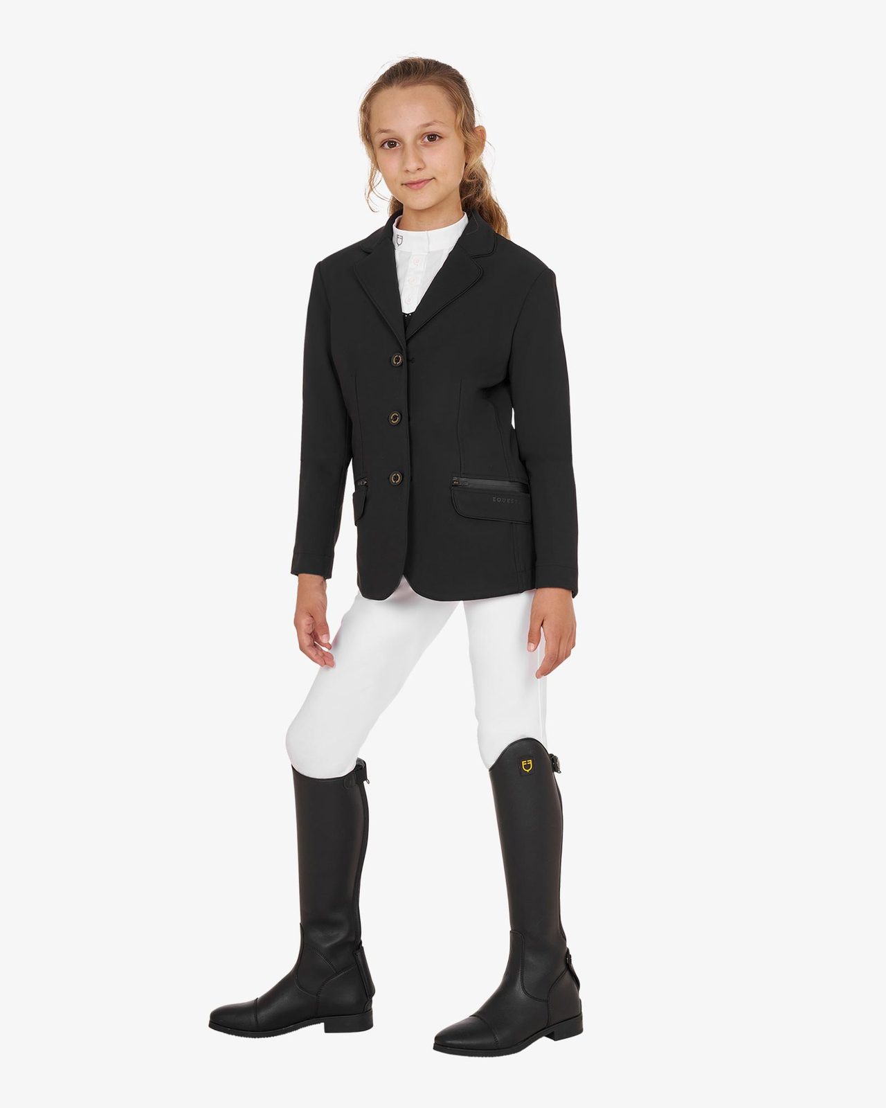 Girls' competition jacket in technical fabric