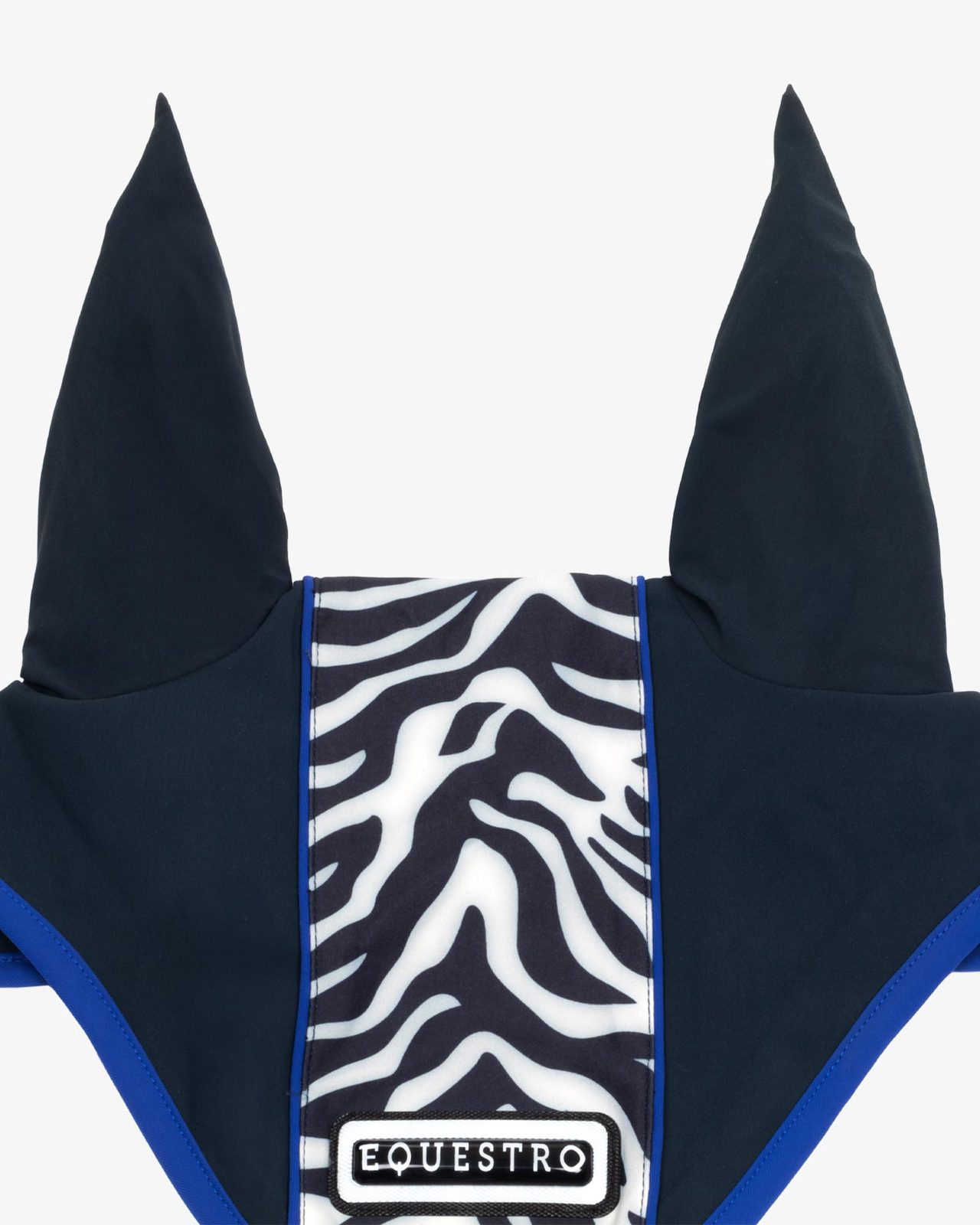 Fly veil in technical fabric with zebra central band