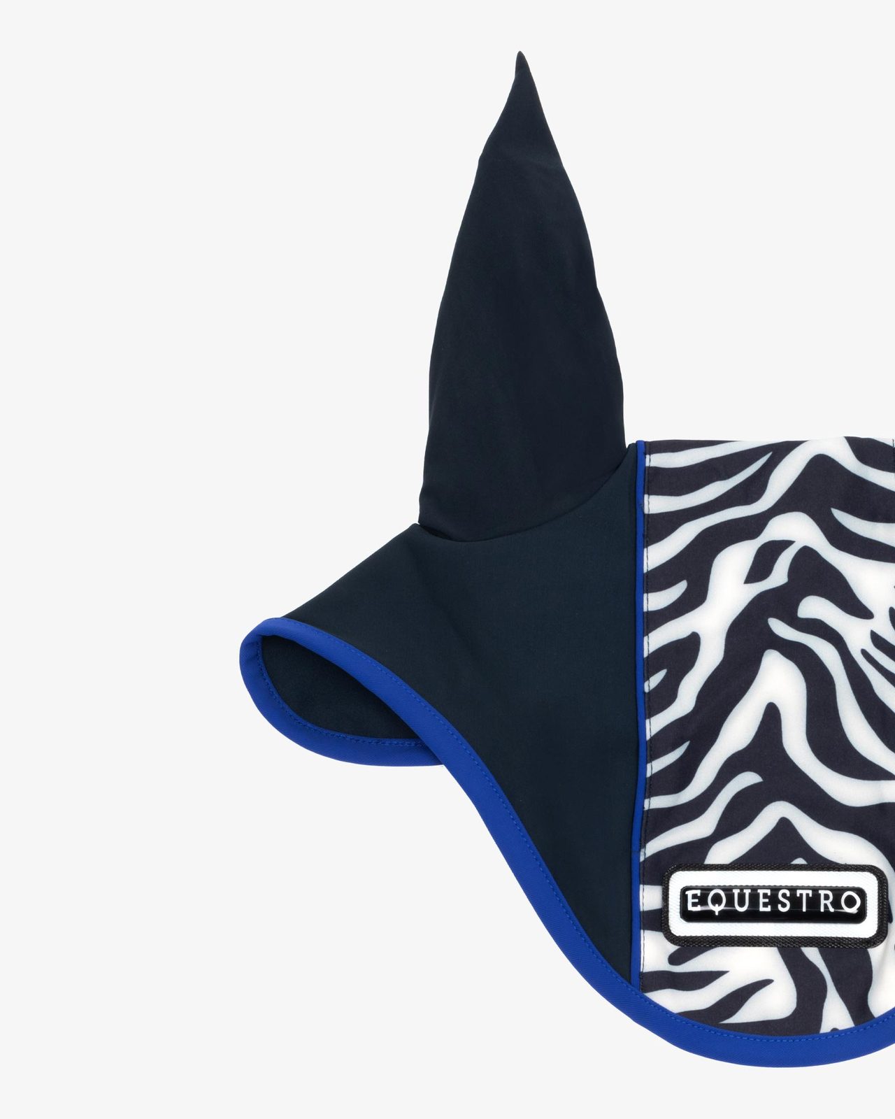 Fly veil in technical fabric with zebra central band