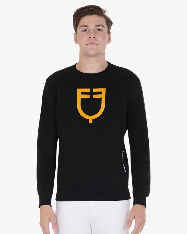 Felpa uomo in cotone con logo