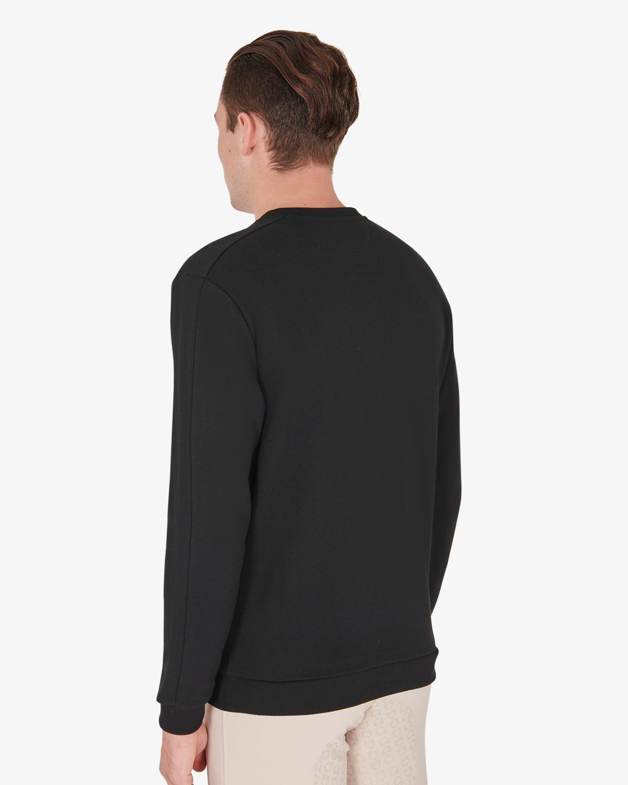 Men's cotton sweatshirt with logo