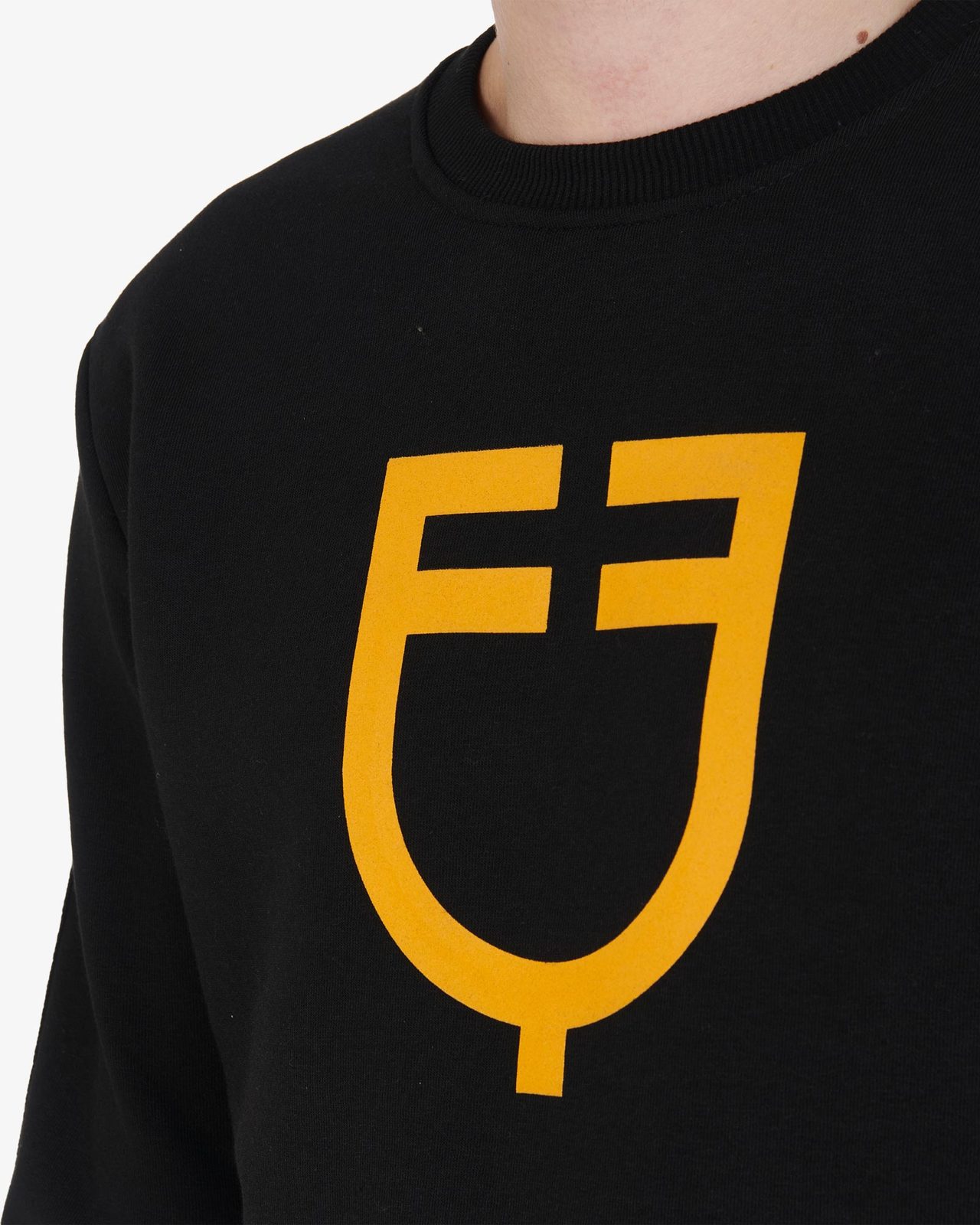 Men's cotton sweatshirt with logo