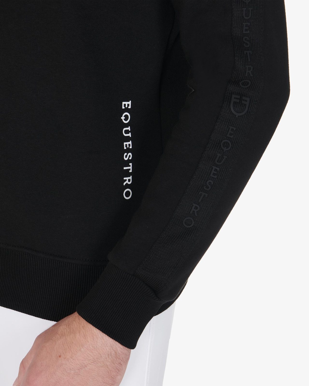 Men's cotton sweatshirt with logo