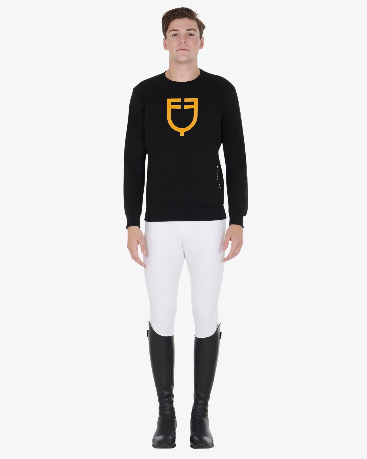 Men's cotton sweatshirt with logo