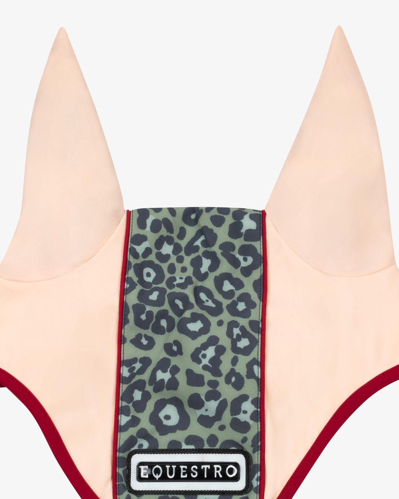 Fly veil in technical fabric with leopard central band