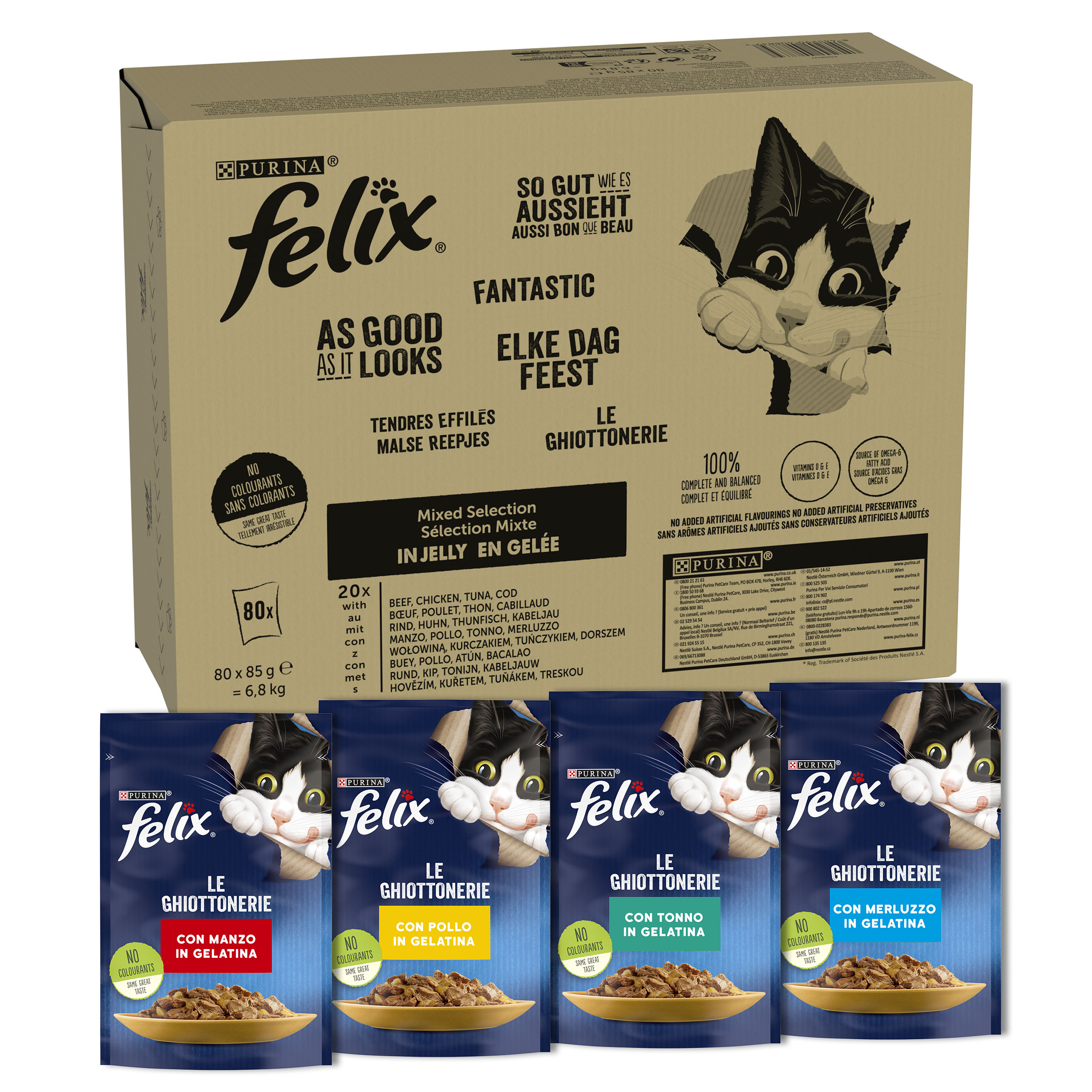 FELIX® MULTIPACK GHIOTTONERIE 80x85g