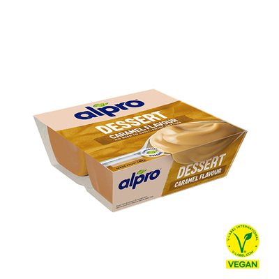 ALPRO DESSERT 100% Vegetale Gusto Caramello 4X125g