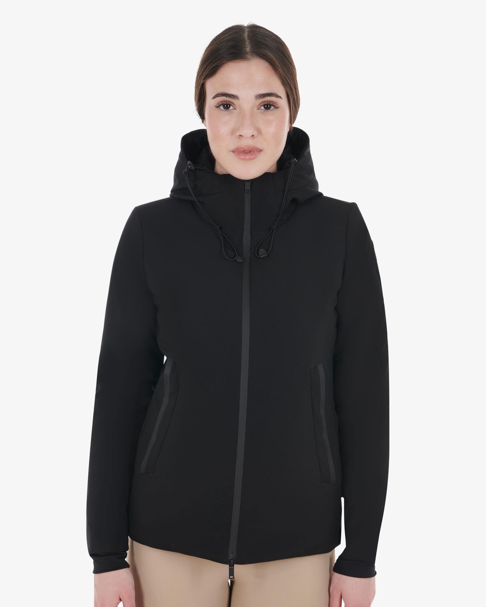 Down jacket water and wind repellent